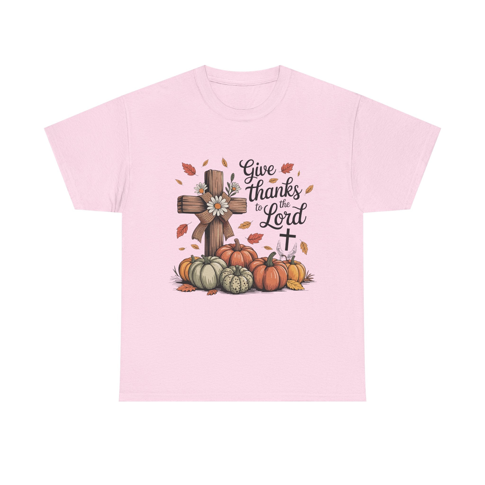 Thankful Cross Tee for Fall- Unisex