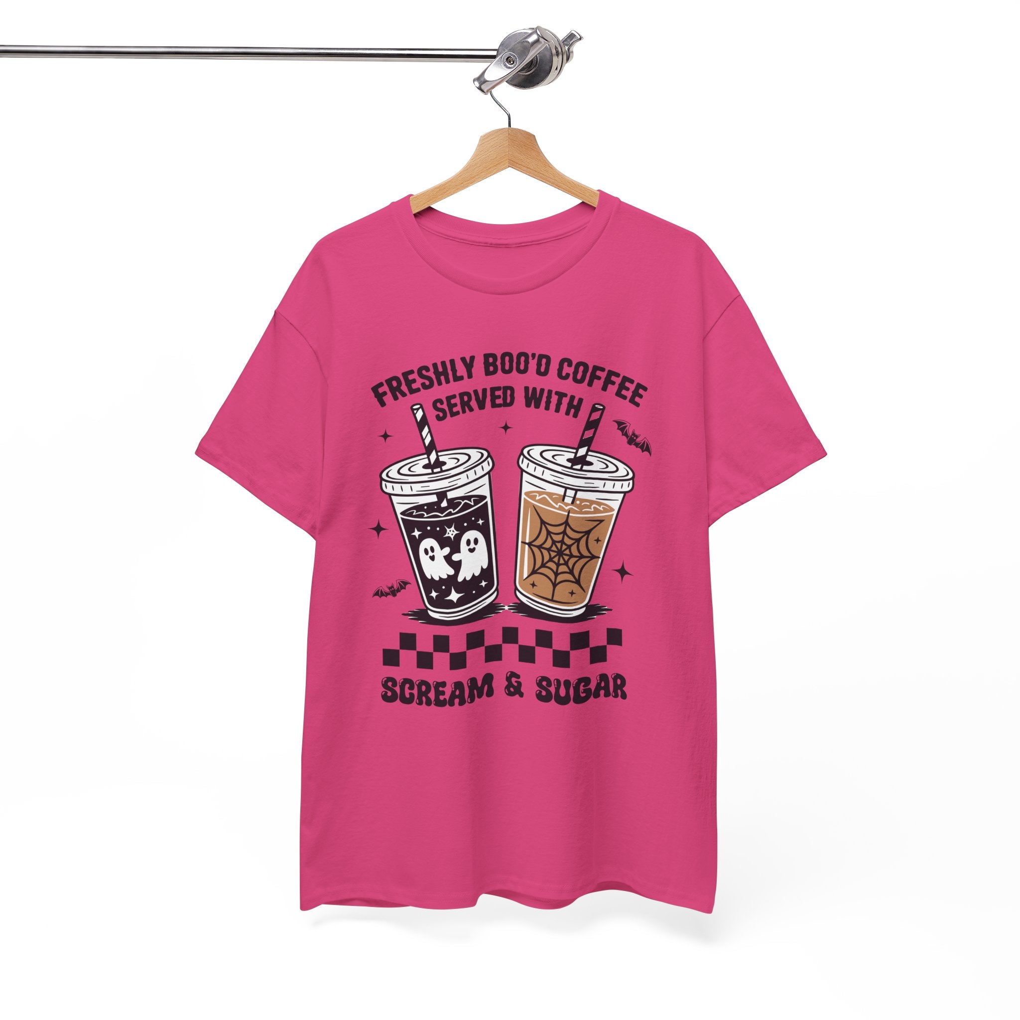 Halloween Iced Coffee Unisex Cotton Tee