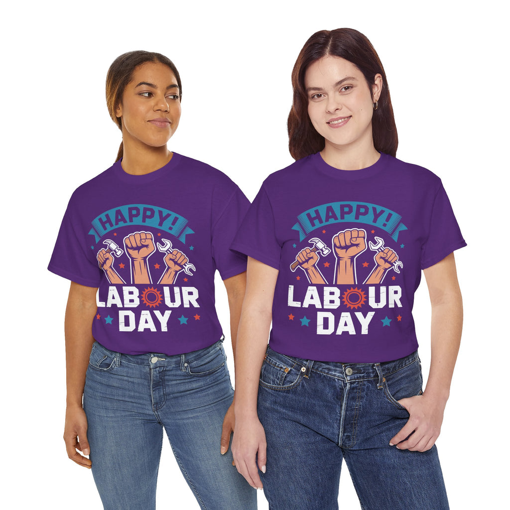 Happy US Labour Day Unisex Heavy Cotton T-Shirt