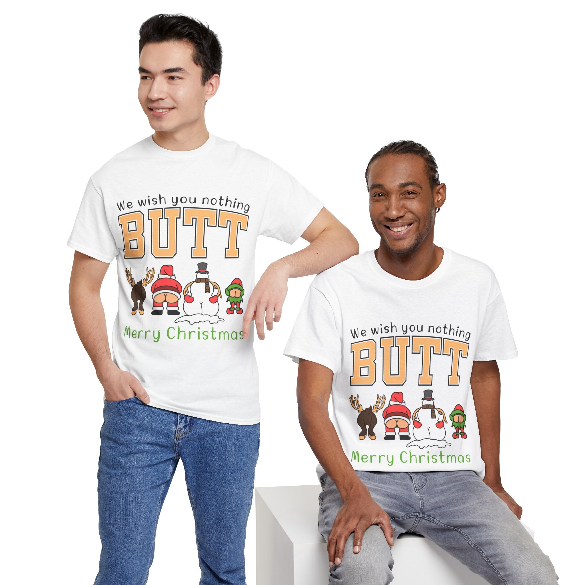 Christmas Butts Unisex Cotton Tee
