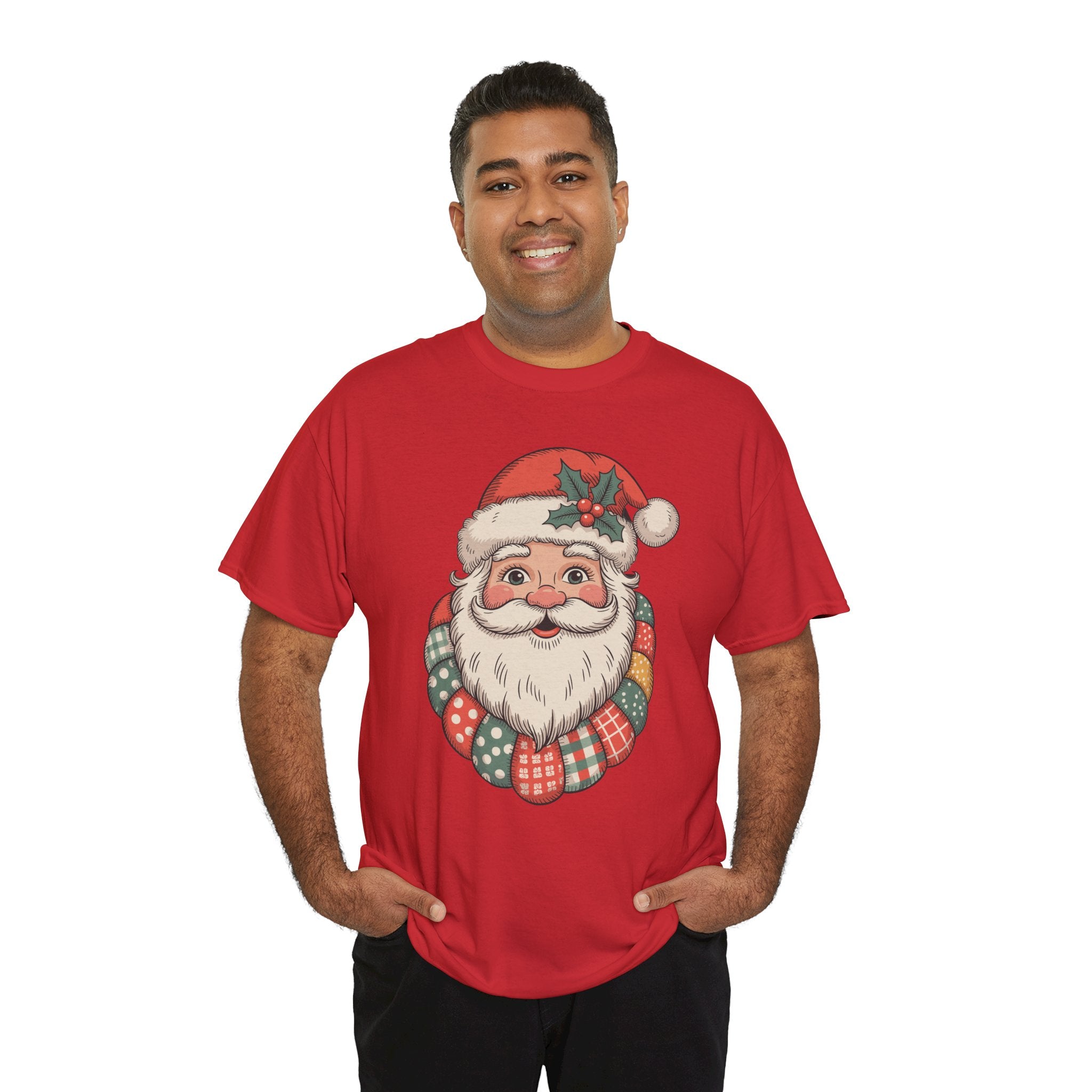 Vintage Santa Unisex Cotton Tee