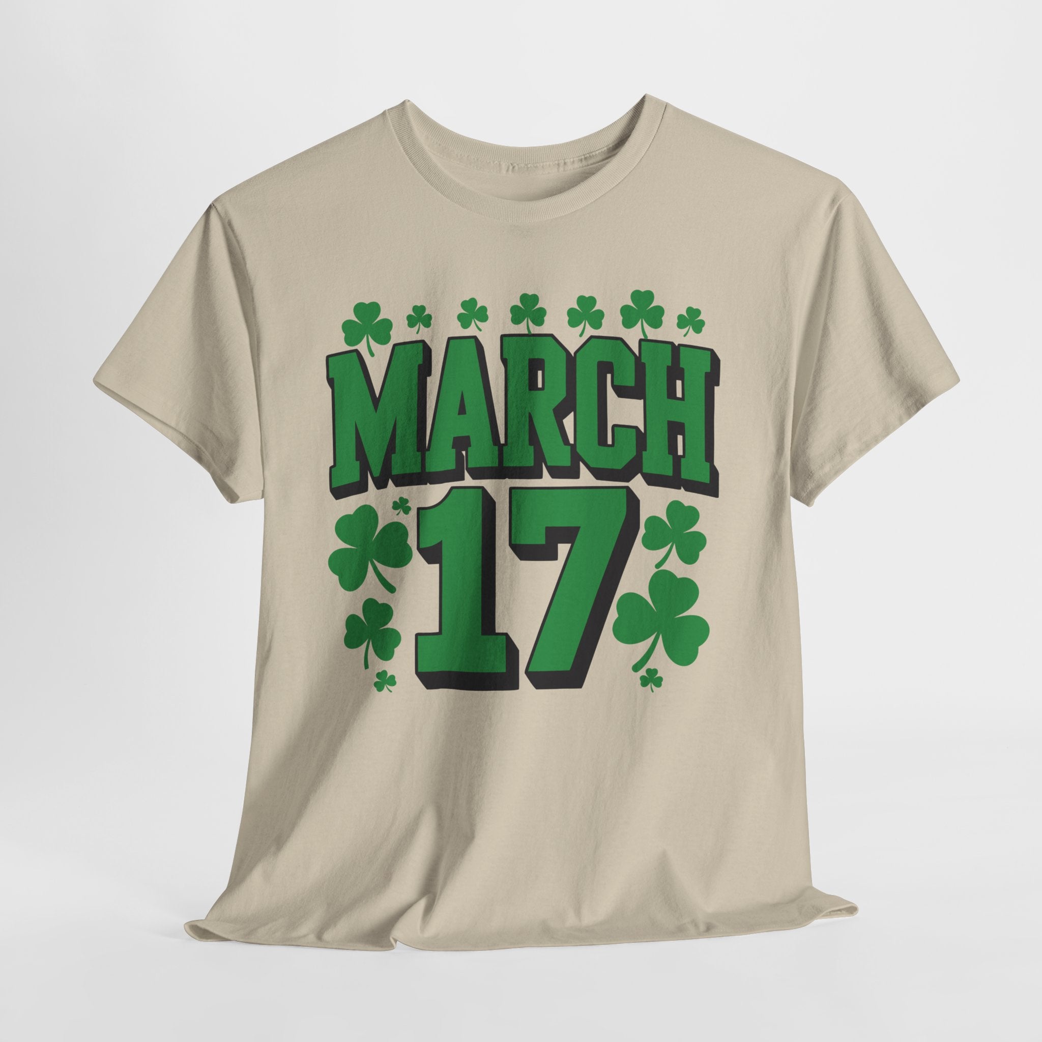 St. Patrick’s Day March 17 Shamrock Unisex Cotton T‑Shirt