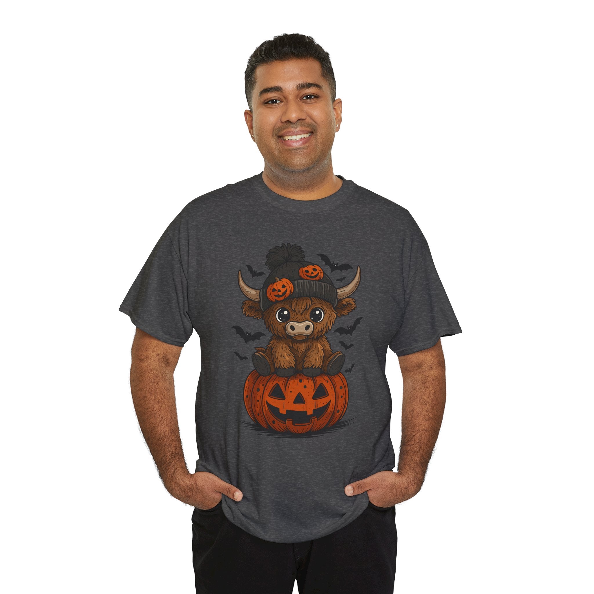 Halloween Cow Unisex Cotton Tshirt