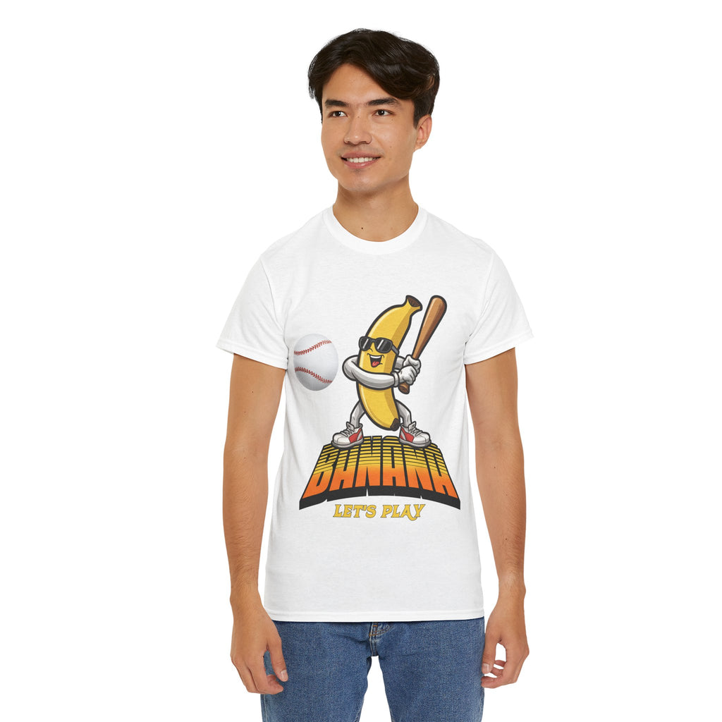 Banana Playing Baseball Tee