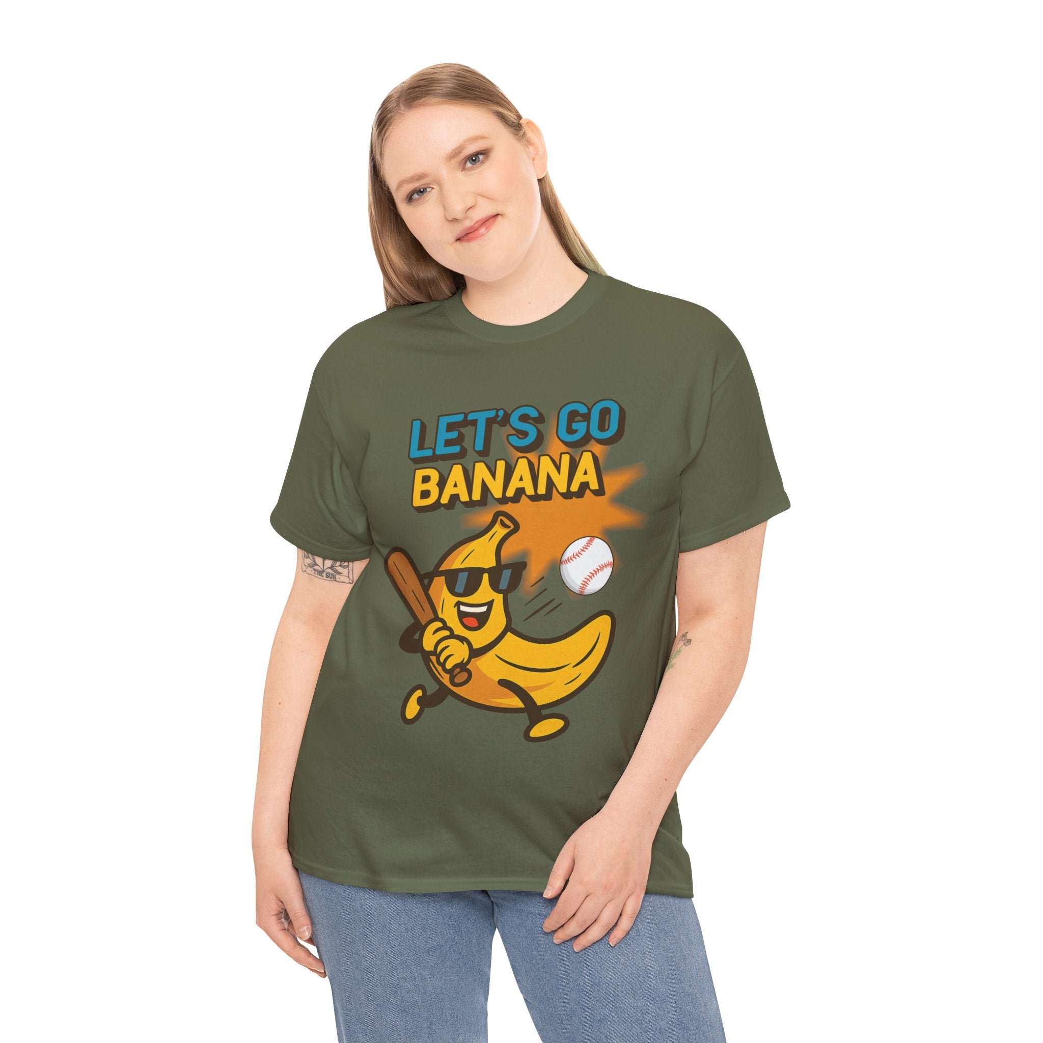 Baseball Banana Unisex Tee