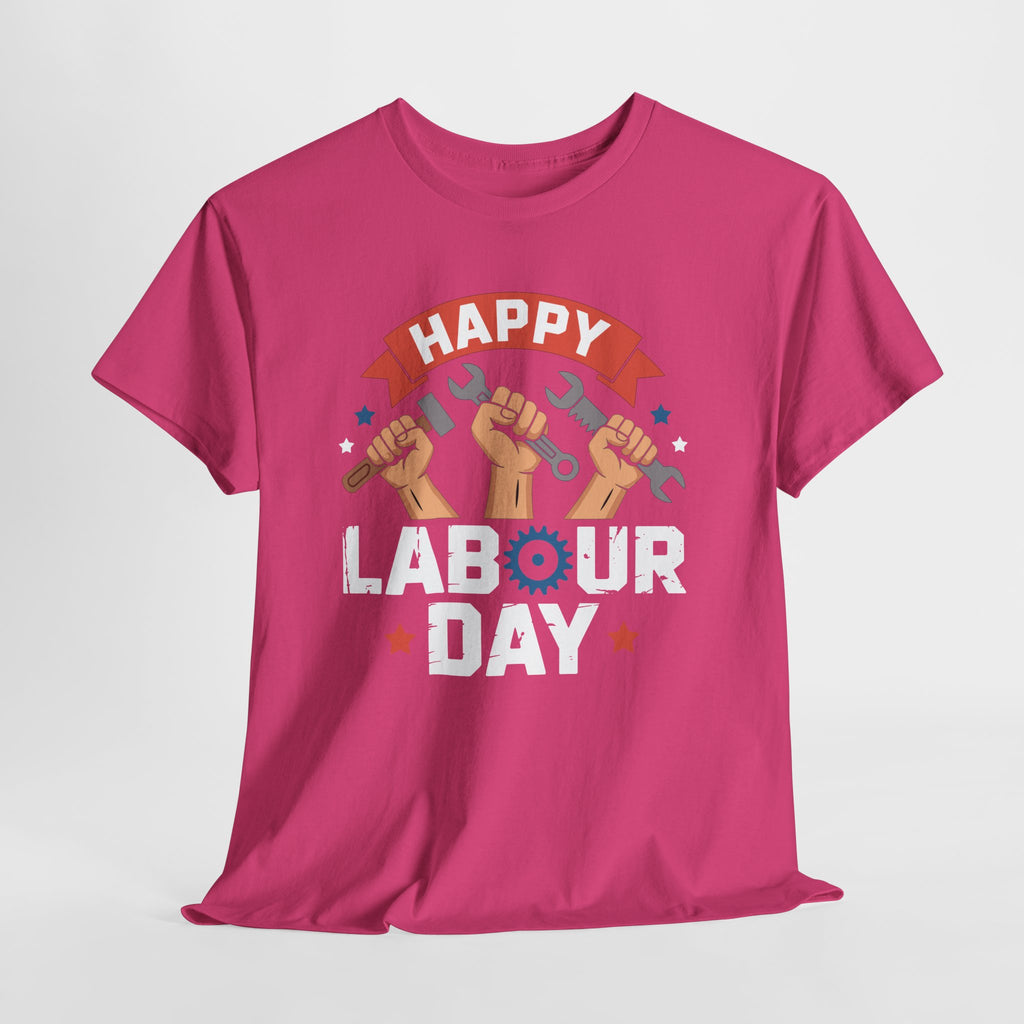 Happy US Labour Day Unisex Heavy Cotton T-Shirt