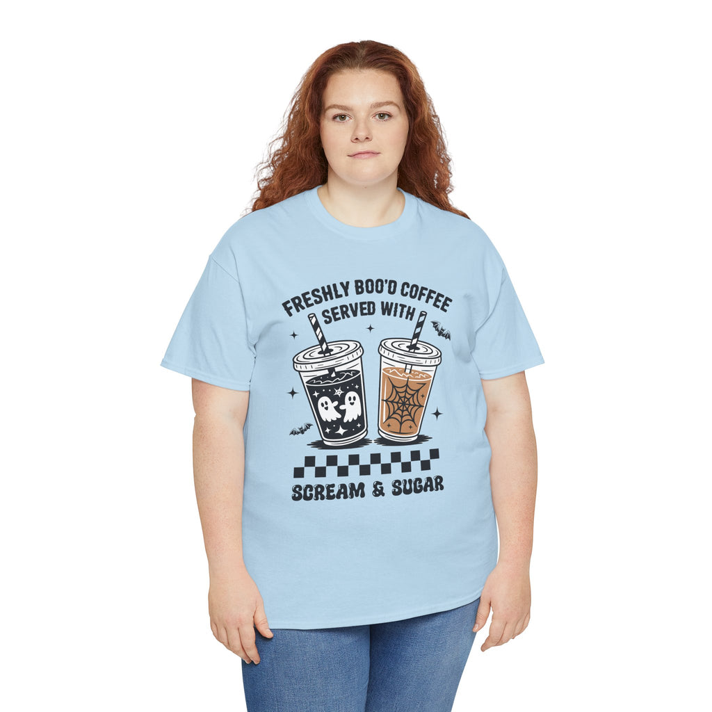 Halloween Iced Coffee Unisex Cotton Tee