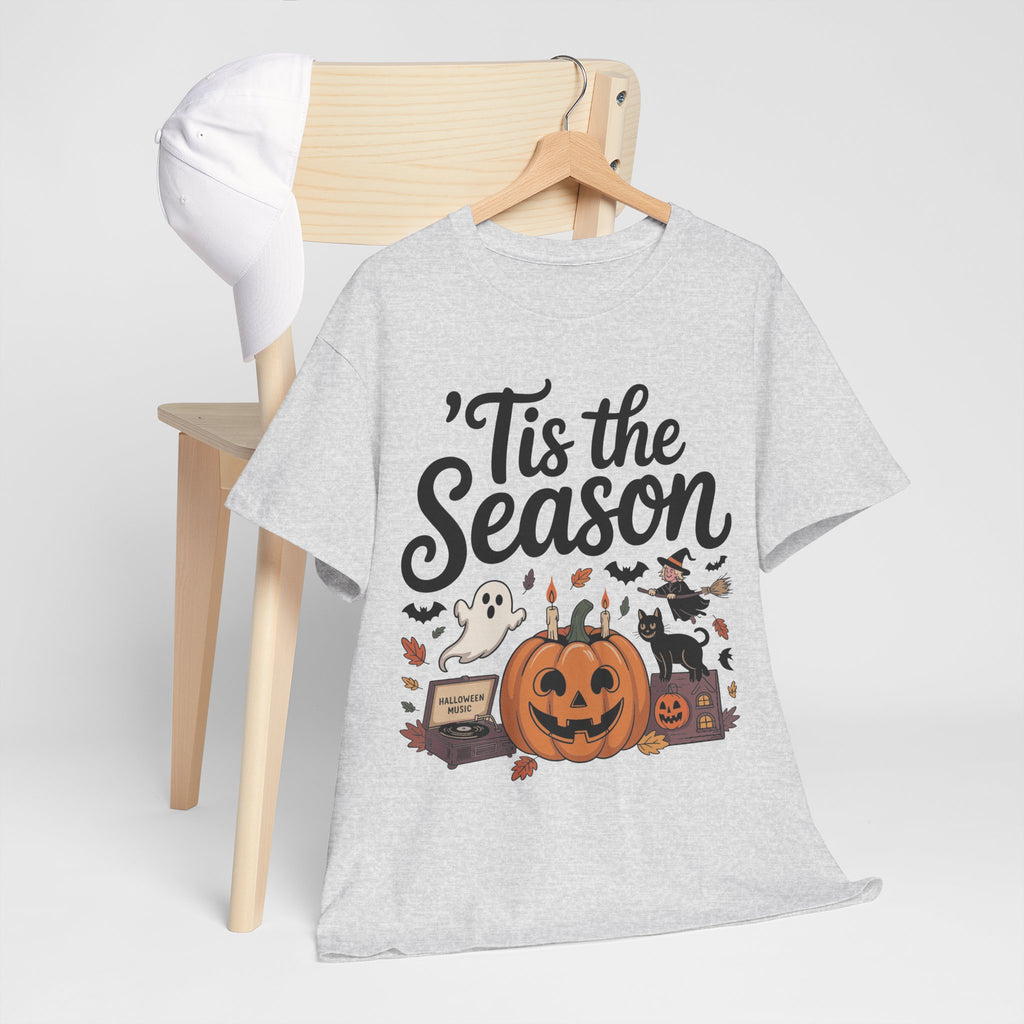 Holiday Season Unisex Cotton T-Shirt - Tis the Season Design