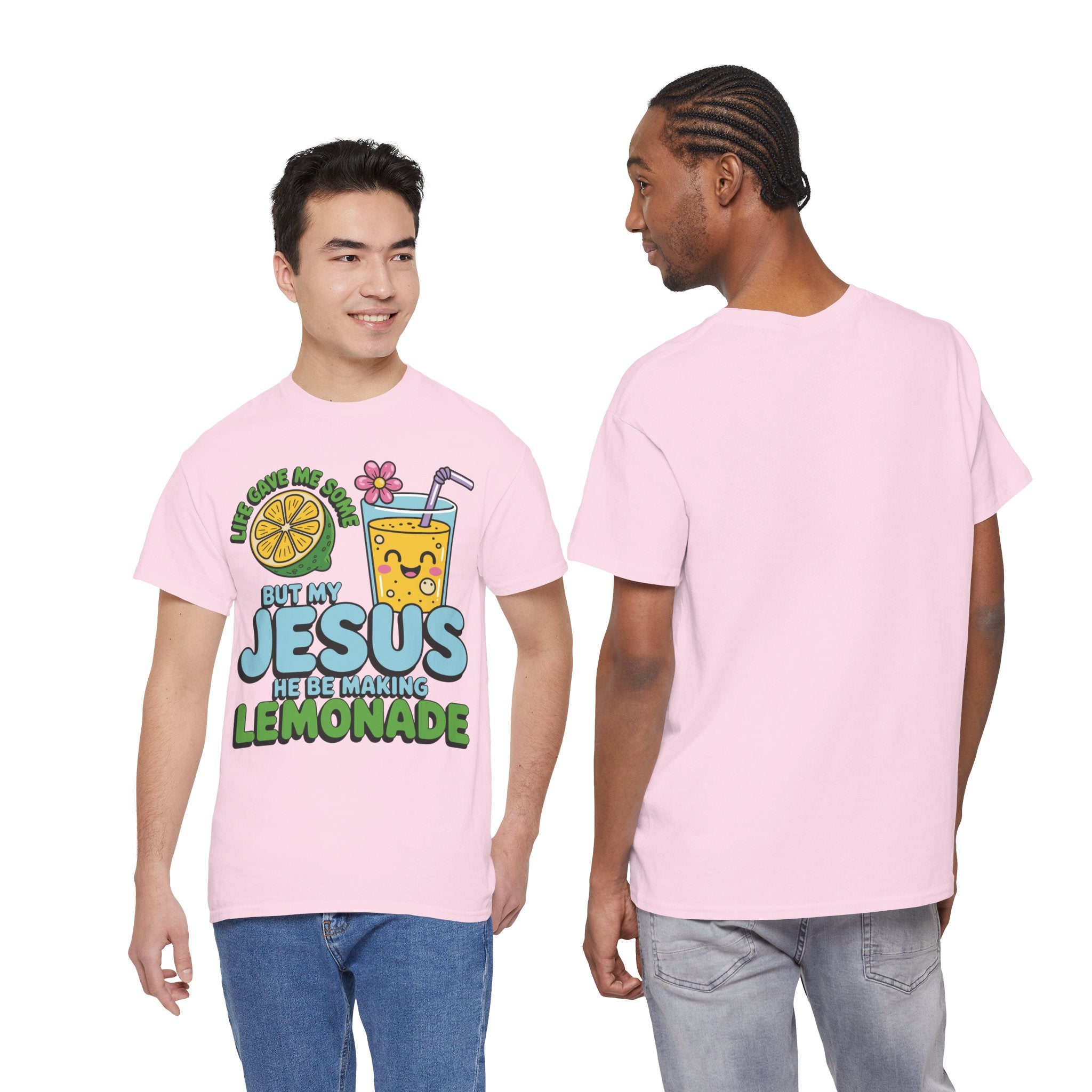 Christian Lemonade T‑Shirt — "Life Gave Me Some Lemons, My Jesus Makes Lemonade"Unisex Cotton Tee