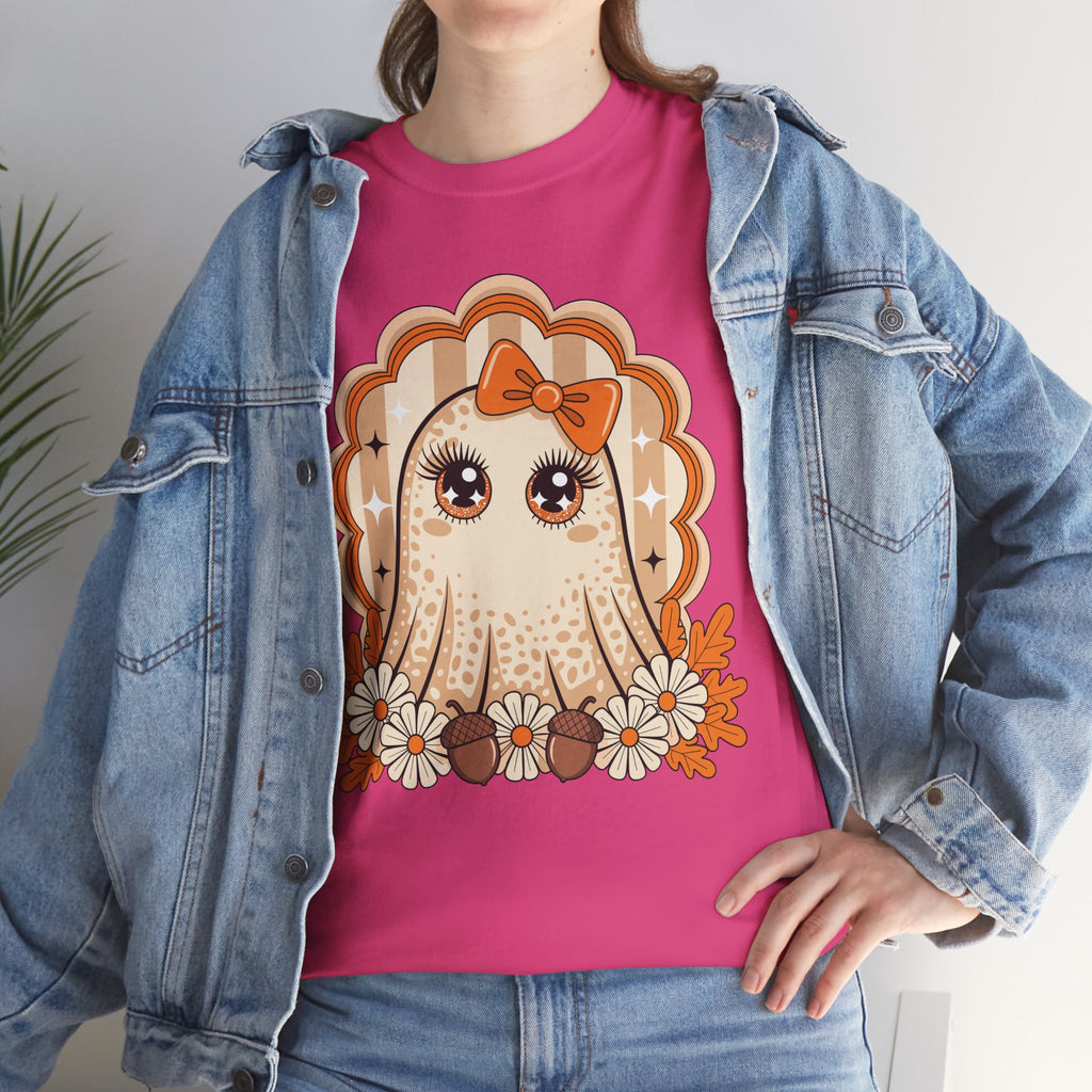 Ghost and Daisies Unisex Cotten Tee