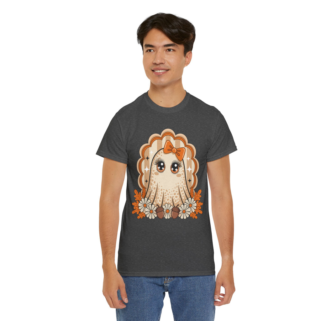Ghost and Daisies Unisex Cotten Tee