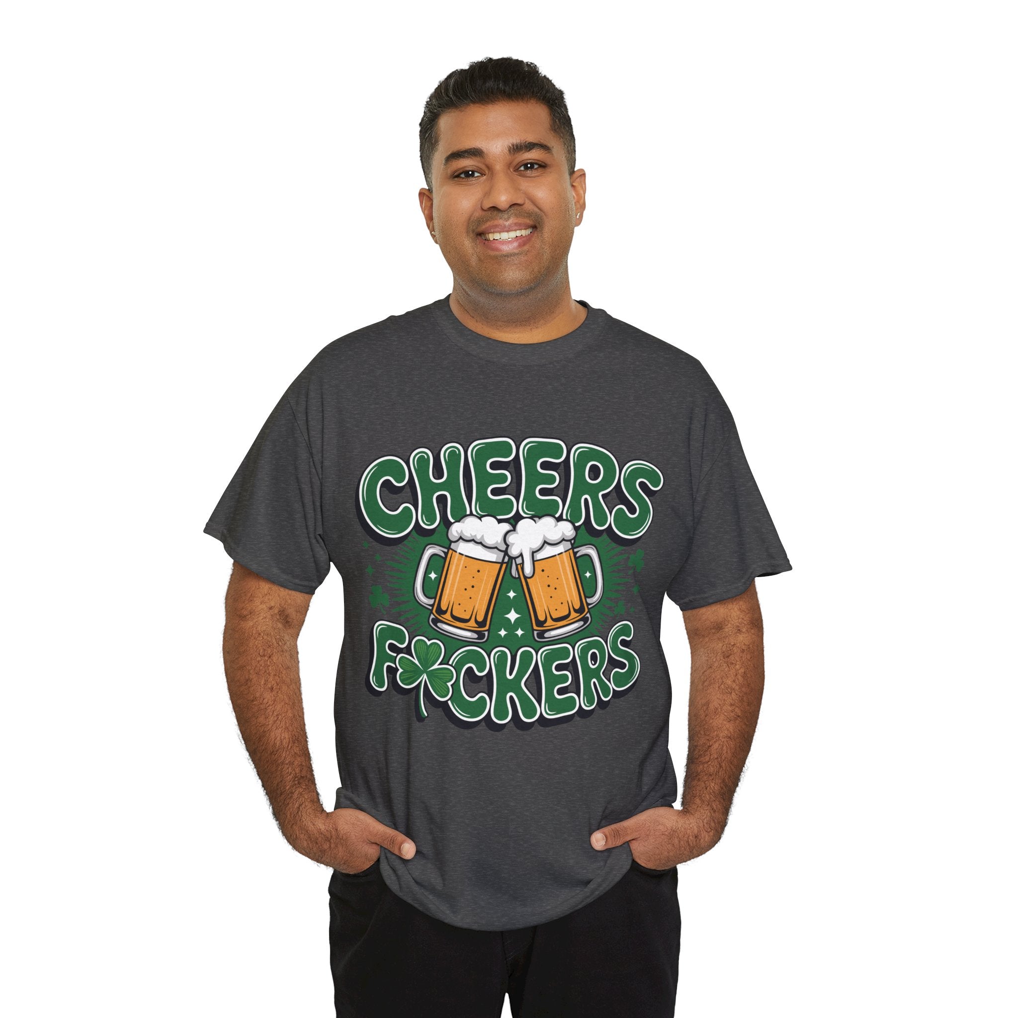 Cheers Fockers Beer Clinking Mugs Unisex Cotton T-Shirt