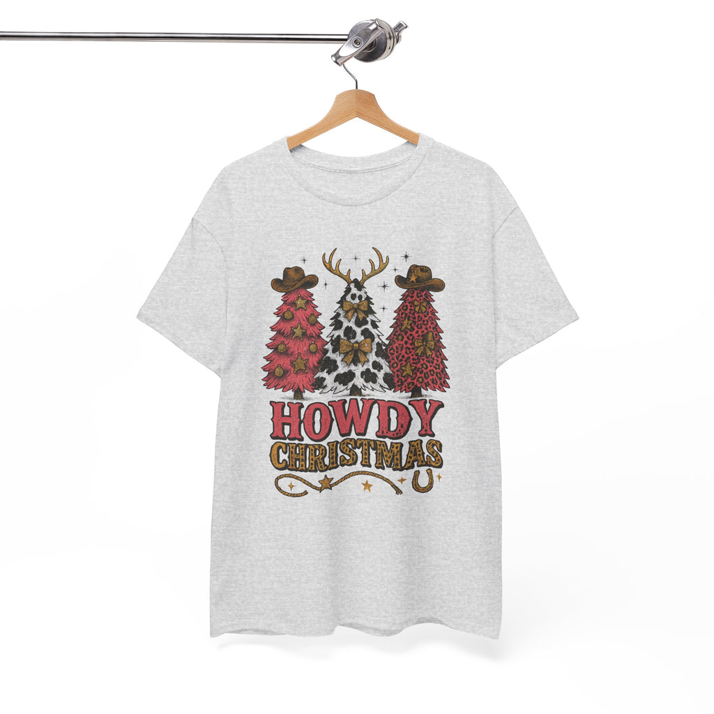 Western Christmas Unisex Cotton Tee