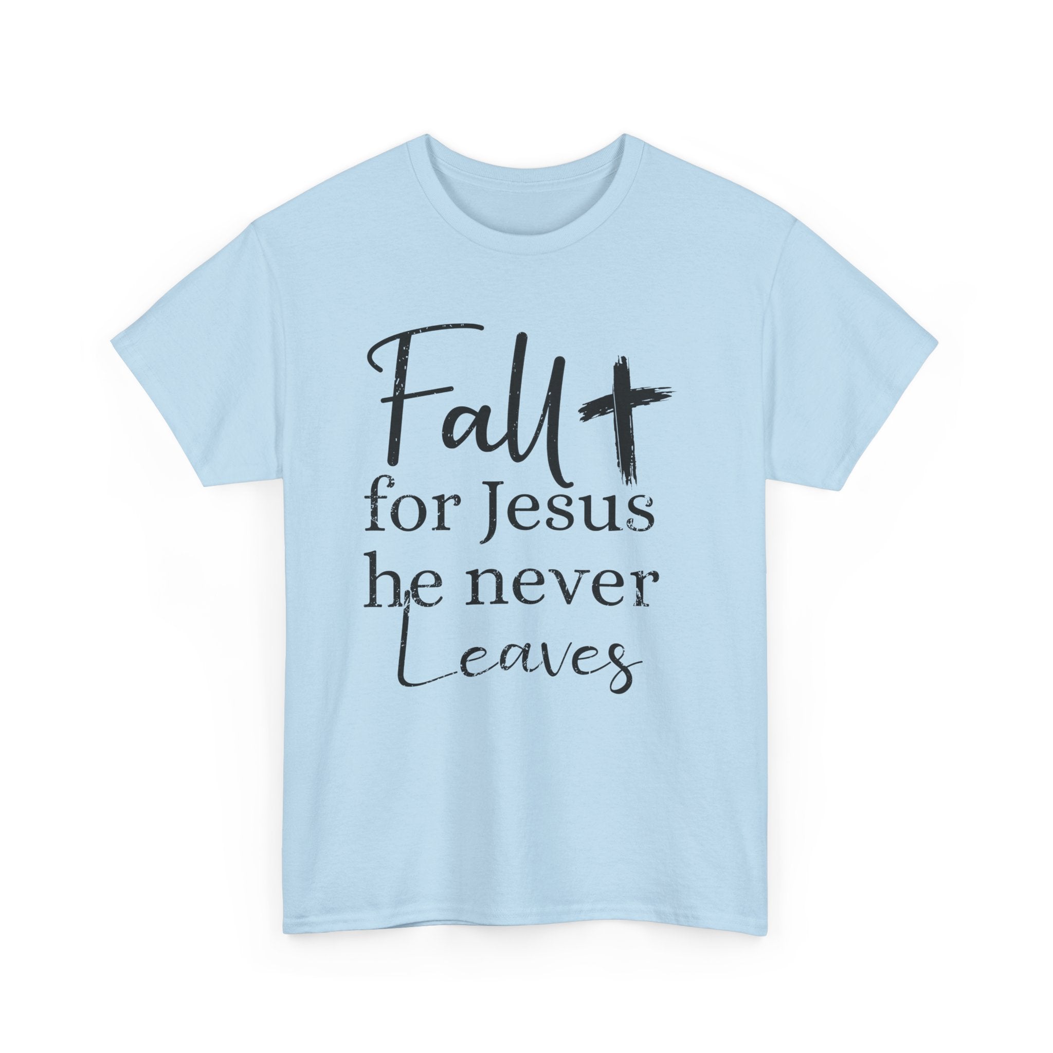 Fall for Jesus Pumpkin Church Unisex Cotton T-Shirt