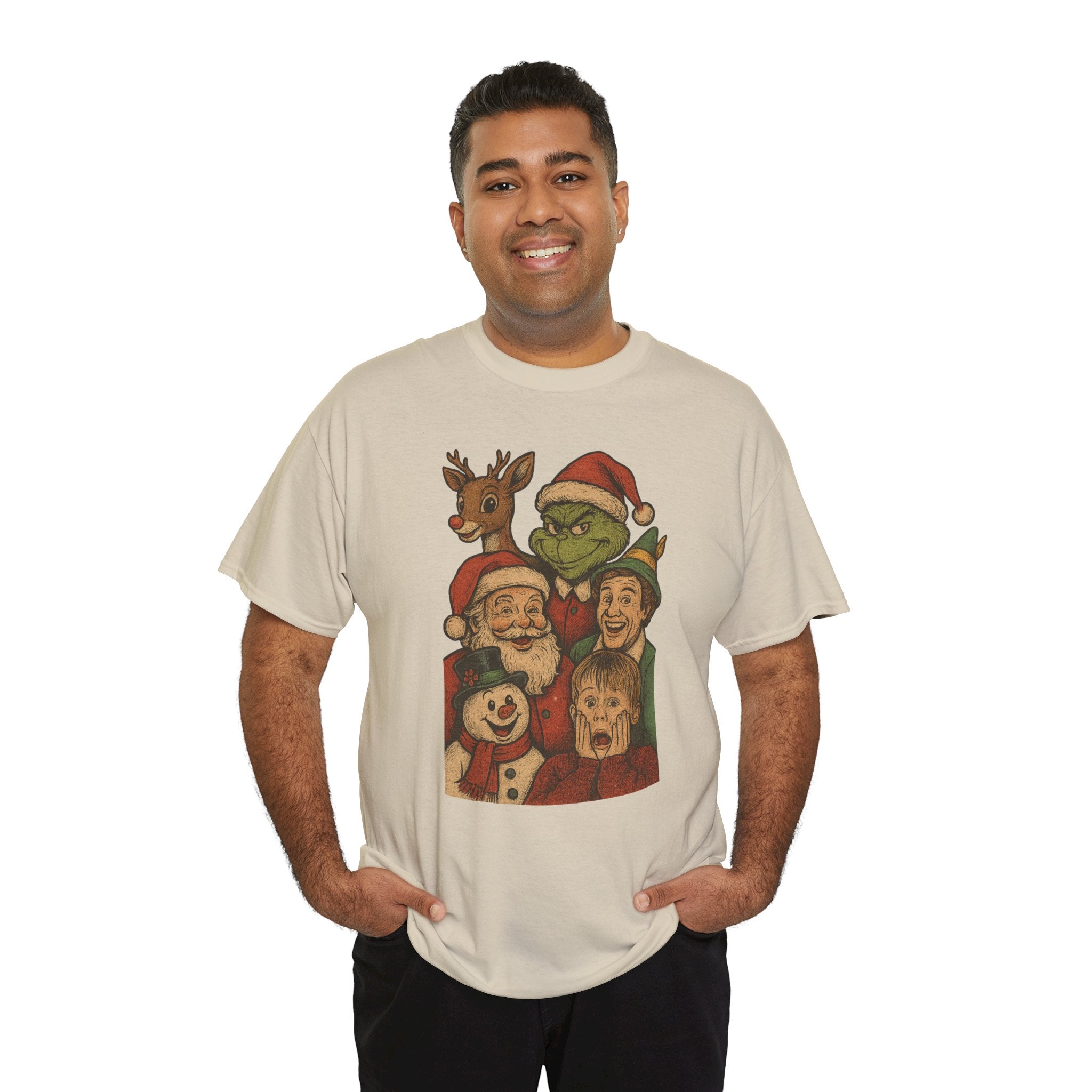 Christmas Icon Vintage Unisex Cotton Tee