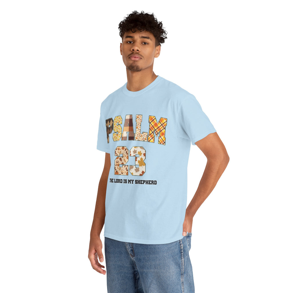 Psalm 23 Patchwork Unisex Cotton Tee