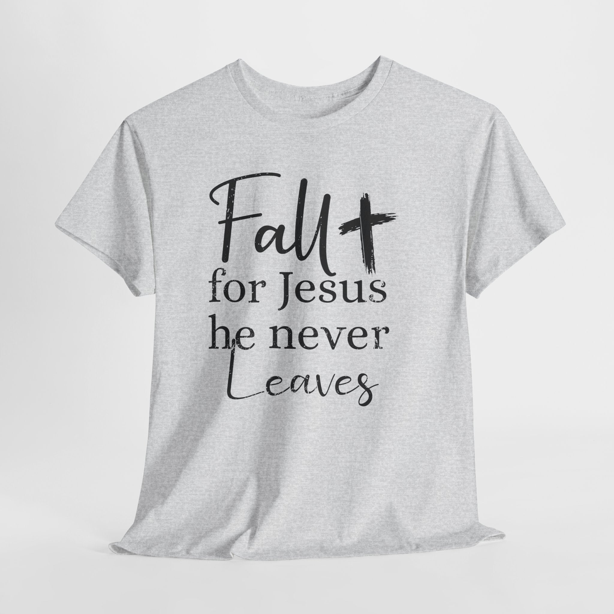 Fall for Jesus Pumpkin Church Unisex Cotton T-Shirt