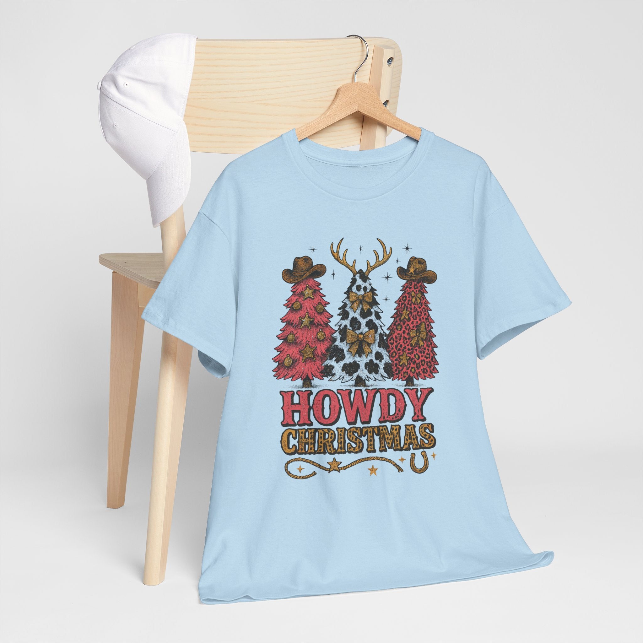 Western Christmas Unisex Cotton Tee