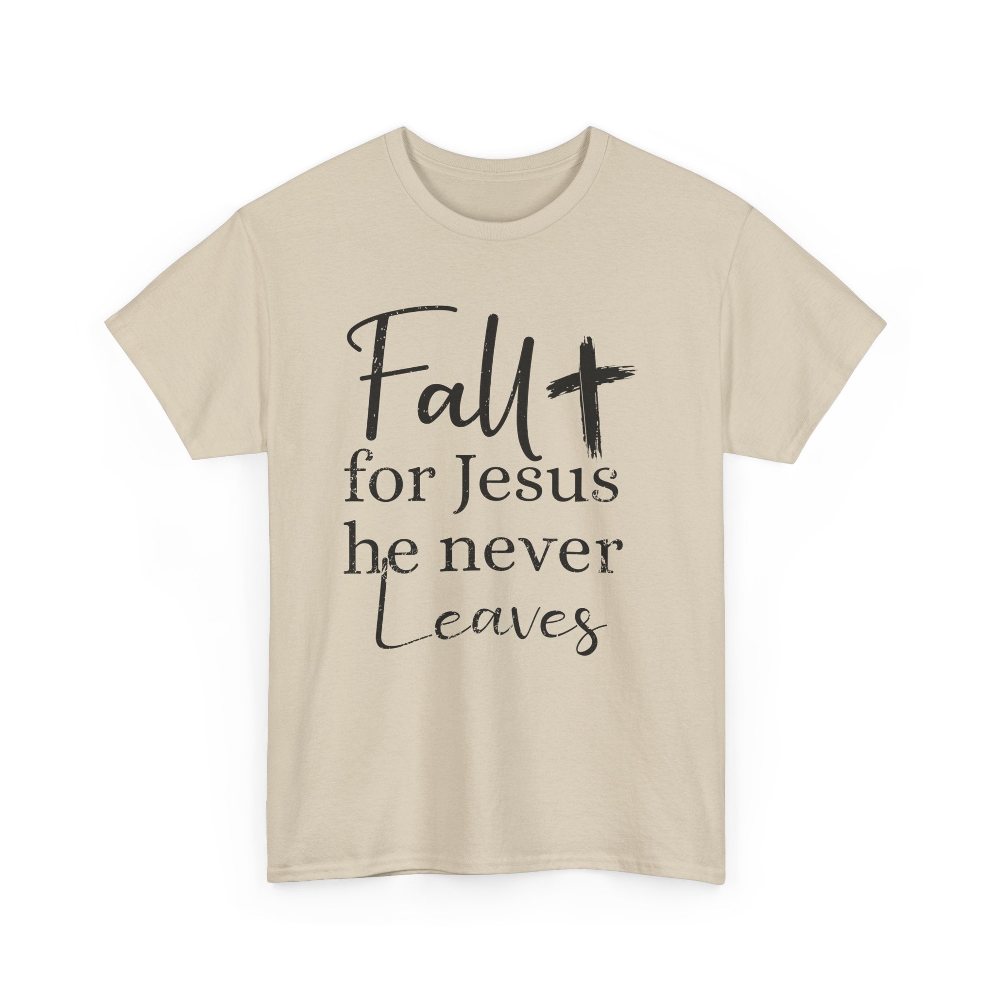 Fall for Jesus Pumpkin Church Unisex Cotton T-Shirt