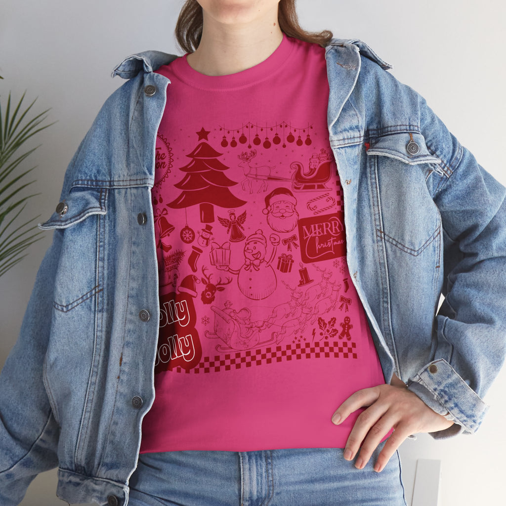 Christmas Festive Unisex Cotton T-shirt