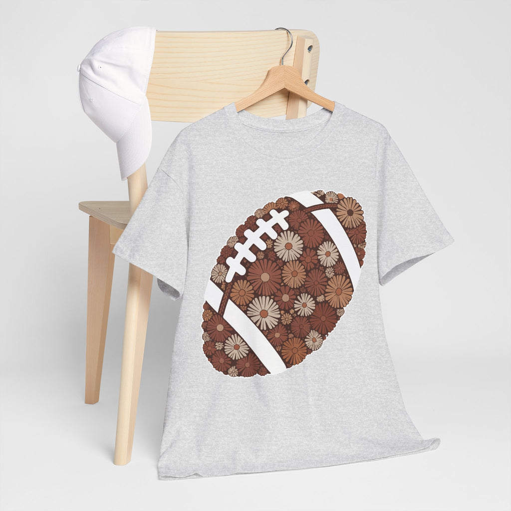 Game Day Touch Down Football Tee — Helmets, Flags & Cheer Icons Unisex Cotton Tee