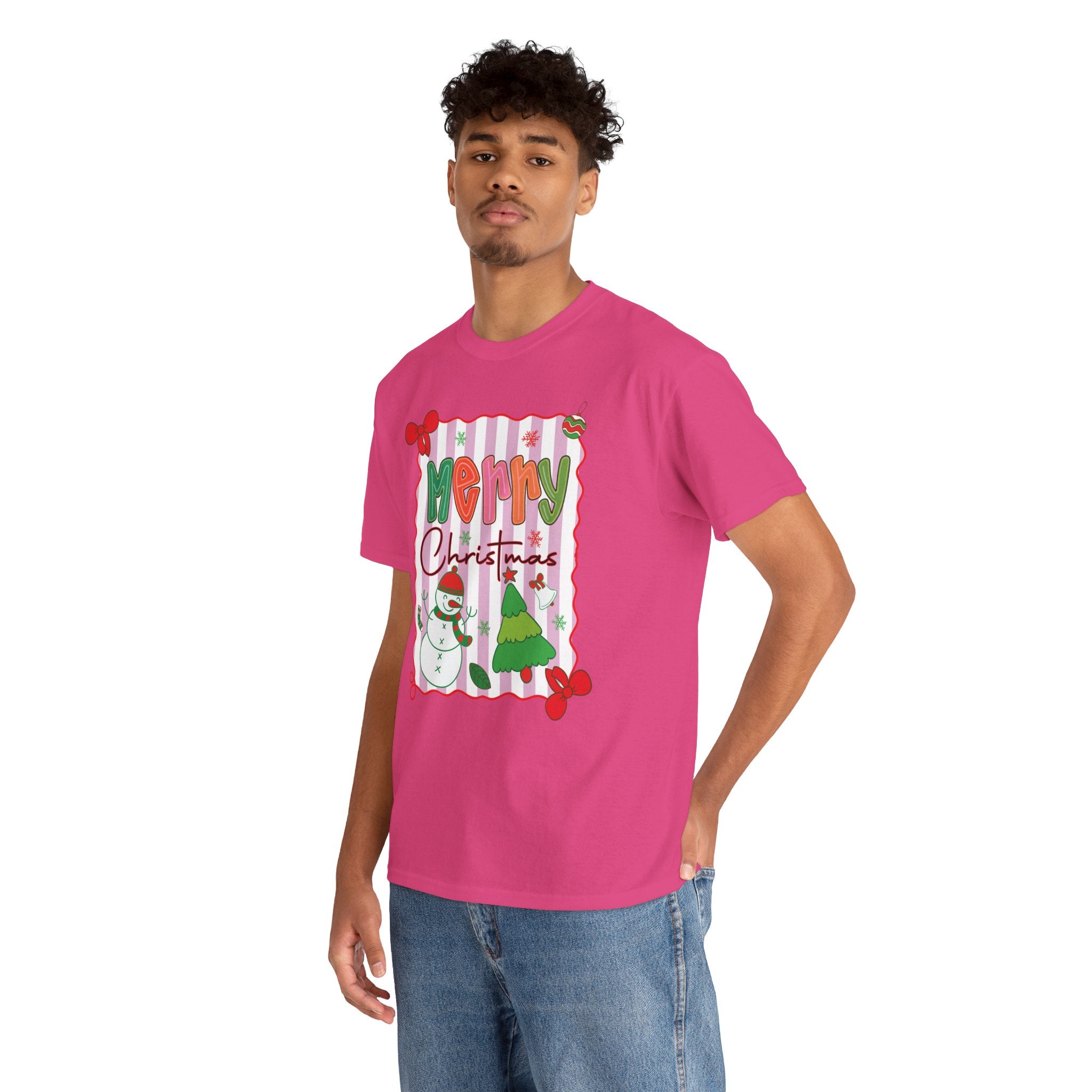 Christmas Snowman Unisex Cotton Tee