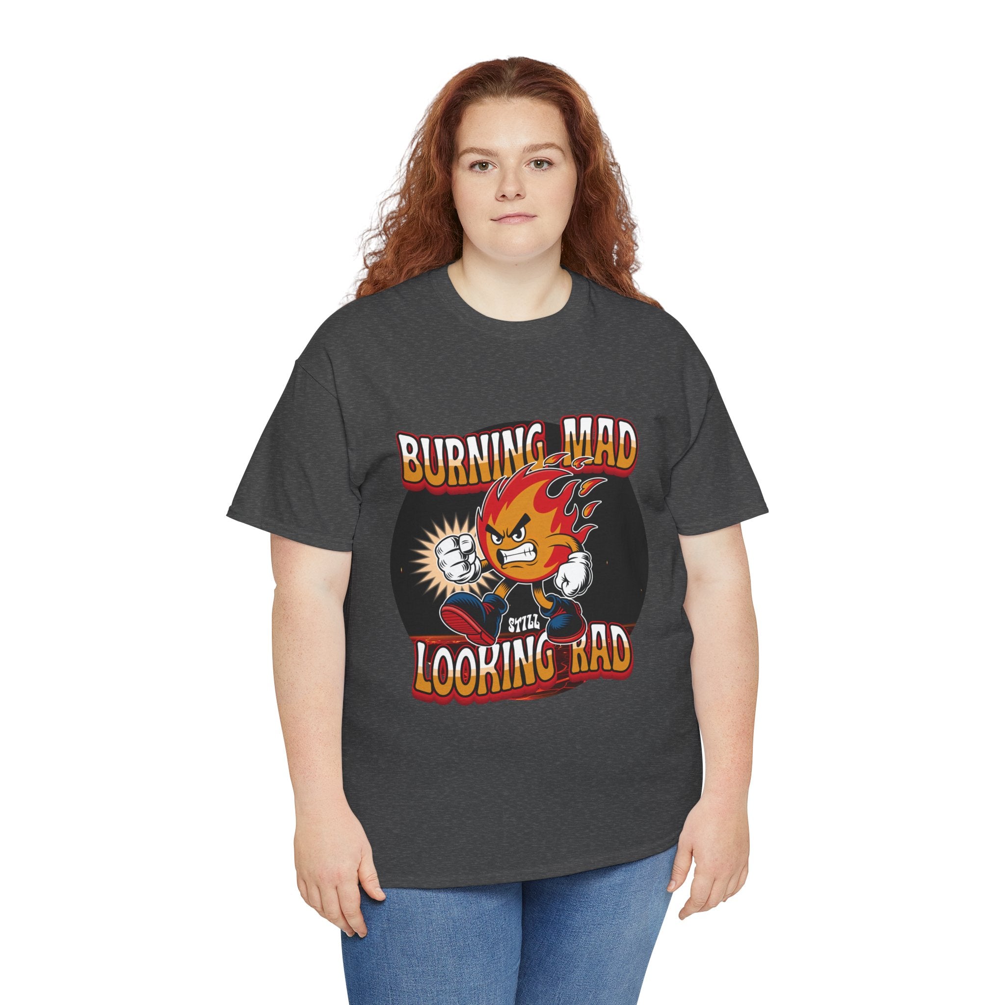 Burning Mad Looking Rad Unisex Tee