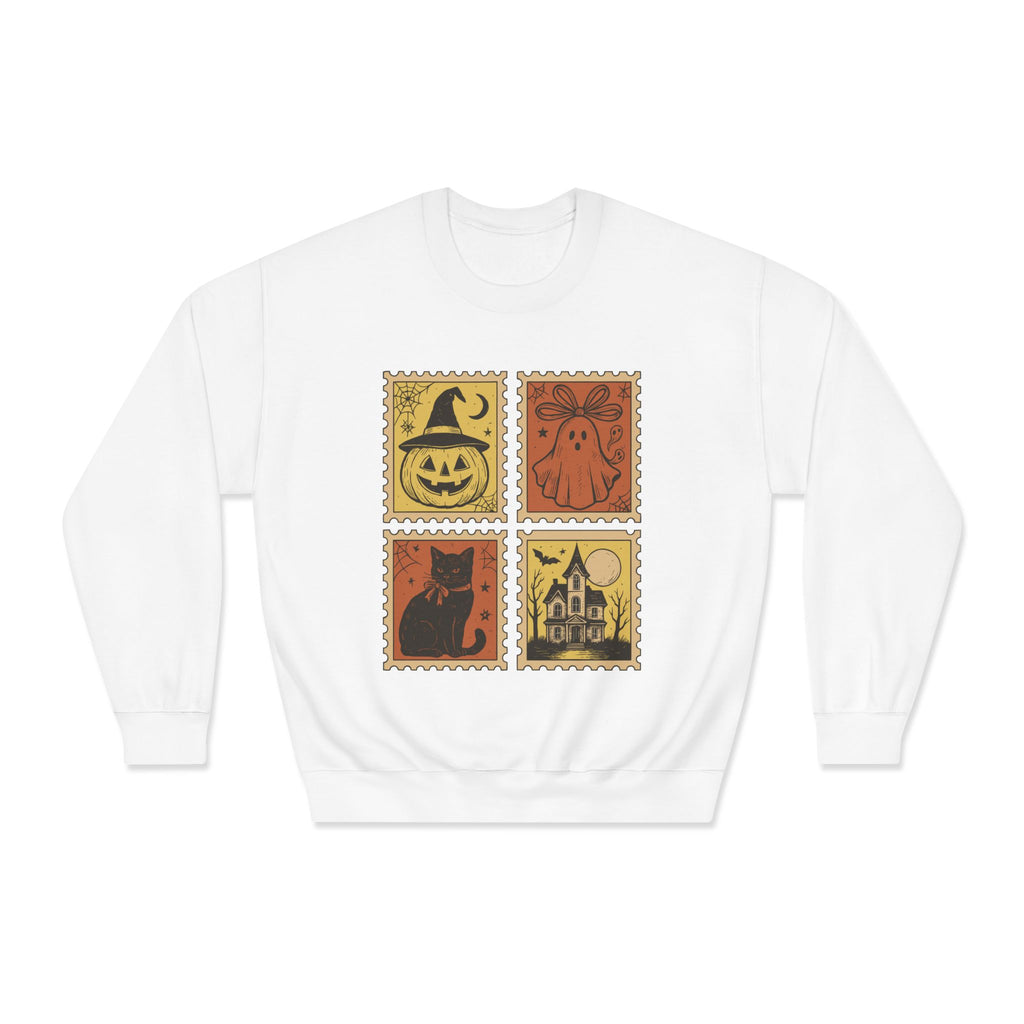 Halloween Vintage Stamp Sweatshirt-Unisex
