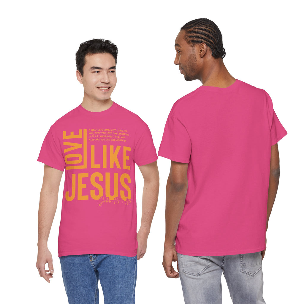 Love Like Jesus T-Shirt — John 13:34 Christian Unisex Cotton Tee