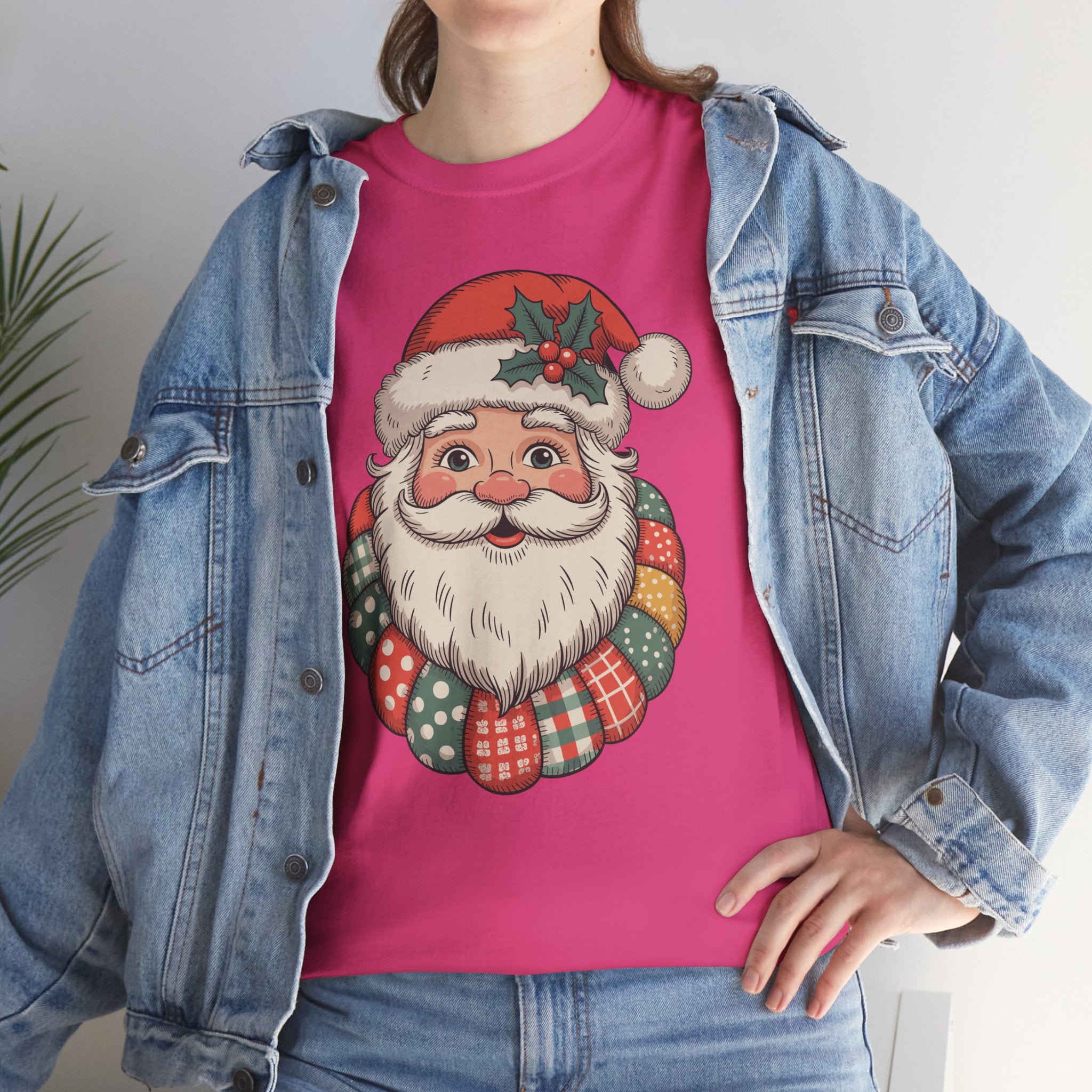 Vintage Santa Unisex Cotton Tee