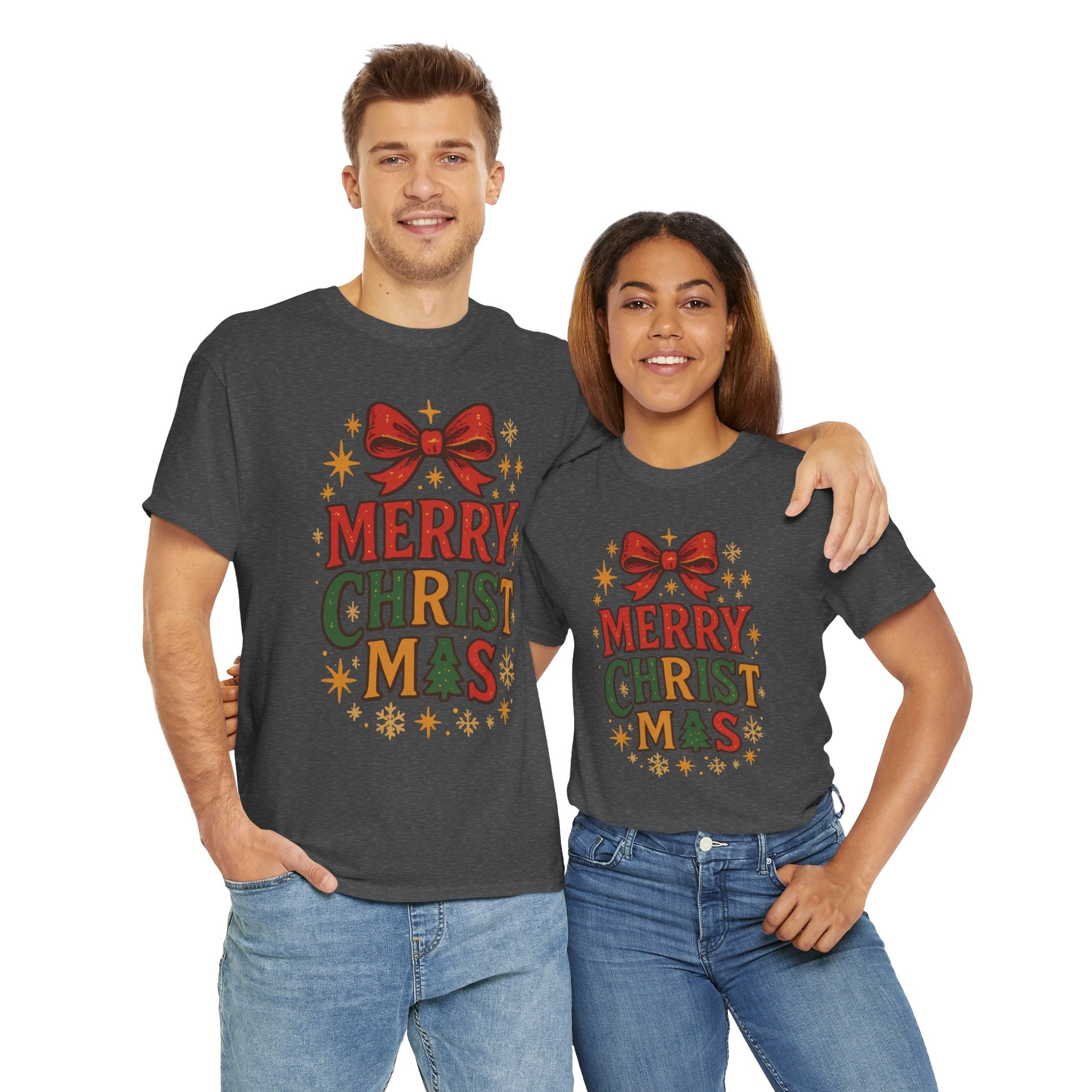 Merry Christmas Unisex Cotton Tee