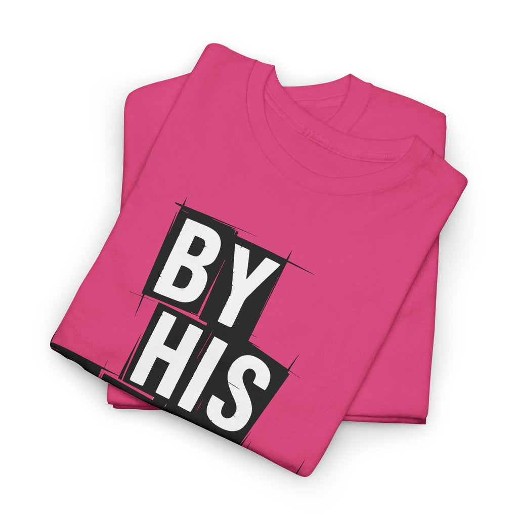 By His Grace tee — Minimalist Faith Christian Unisex Cotton T-Shirt