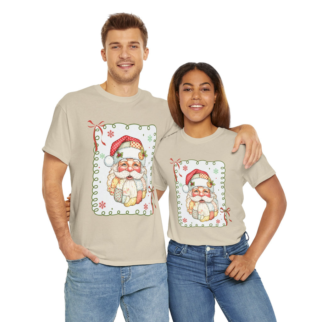 Santa Vintage Unisex Cotton Tee