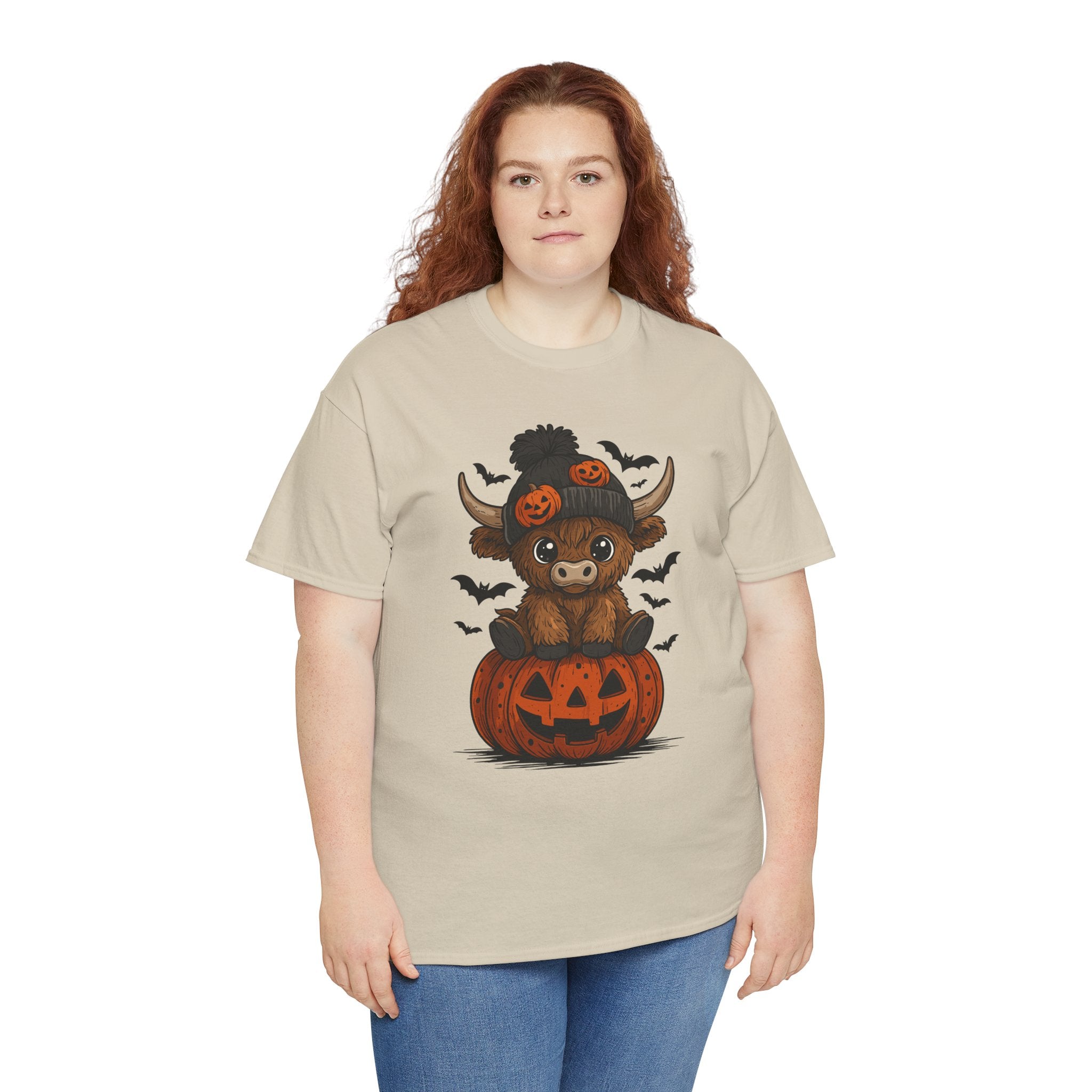 Halloween Cow Unisex Cotton Tshirt