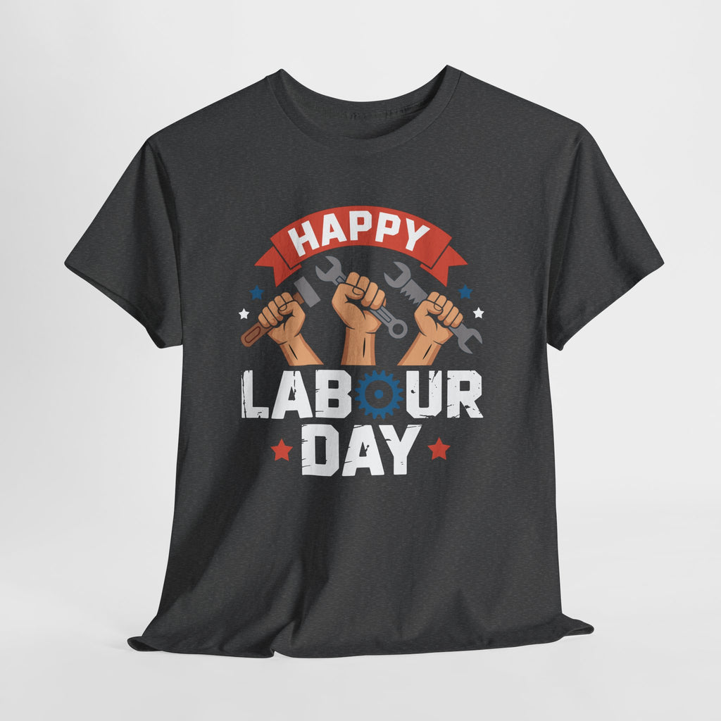Happy US Labour Day Unisex Heavy Cotton T-Shirt