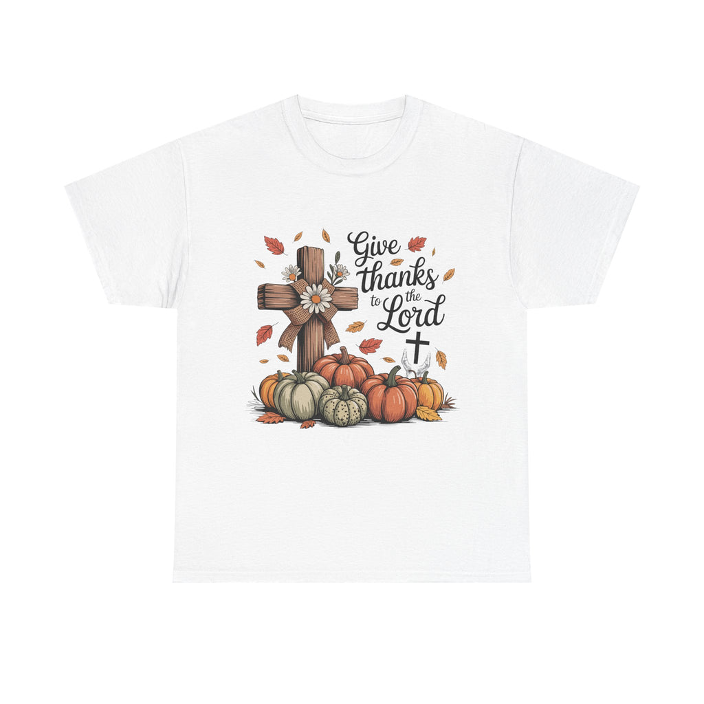 Thankful Cross Tee for Fall- Unisex