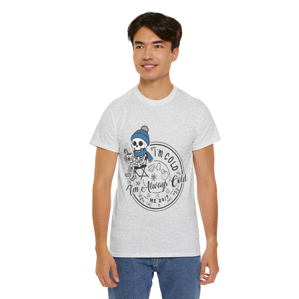 Cozy Skeleton Unisex Cotton Tee