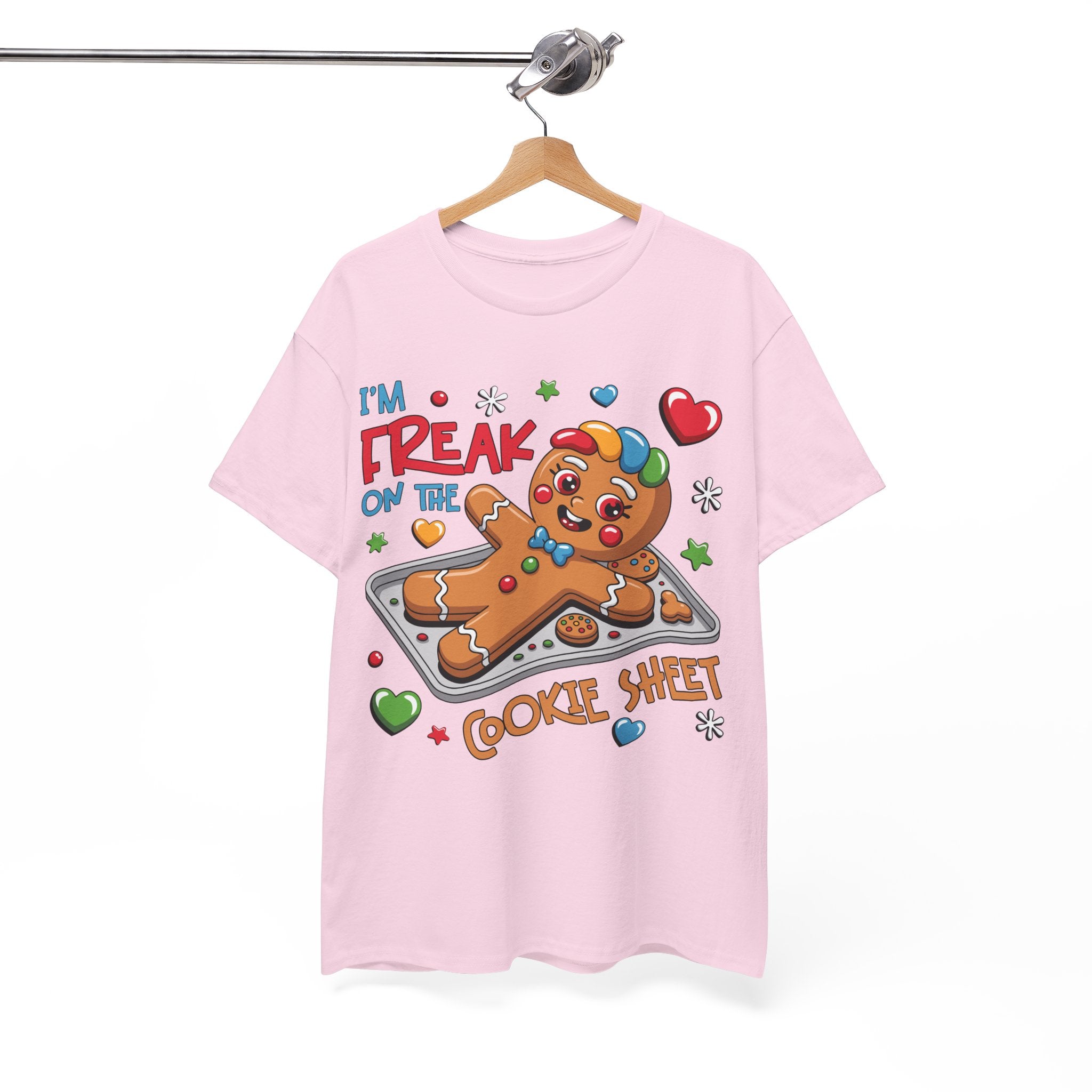Gingerbread ‘I’m Freak on the Cookie Sheet’ Unisex Cotton Tee
