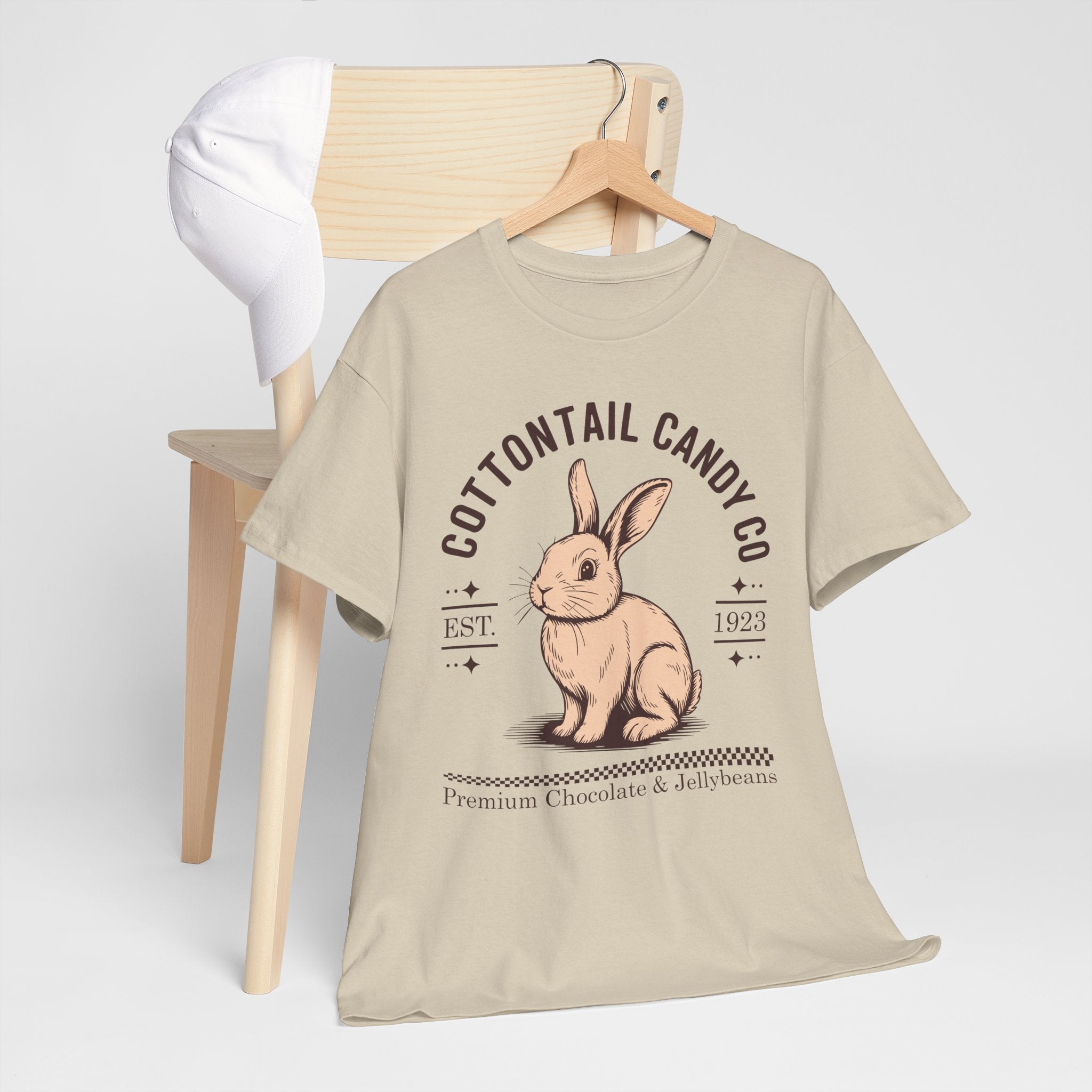 Cottontail Candy Co. Vintage Bunny Unisex Cotton Tee