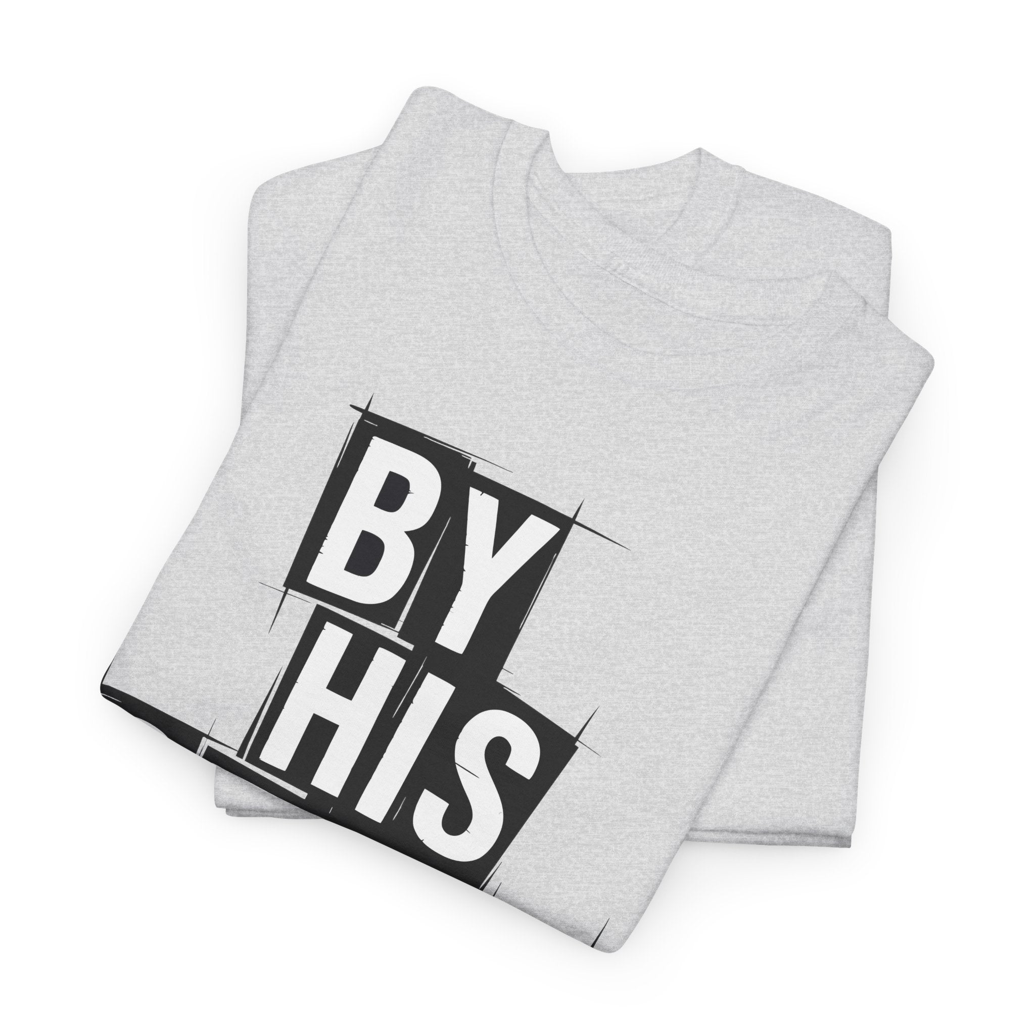 By His Grace tee — Minimalist Faith Christian Unisex Cotton T-Shirt