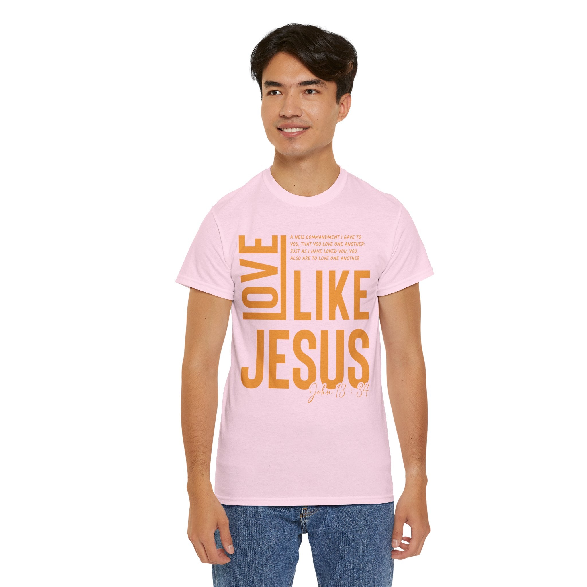 Love Like Jesus T-Shirt — John 13:34 Christian Unisex Cotton Tee