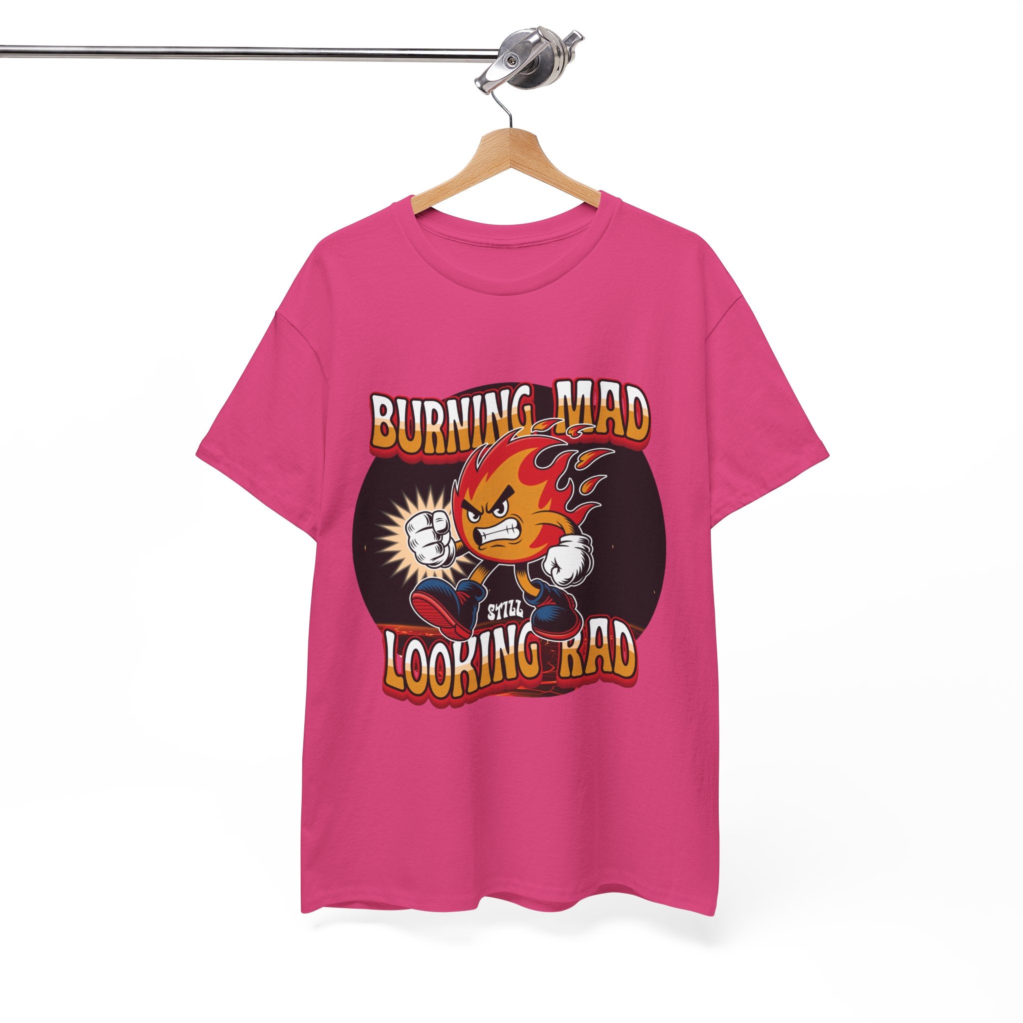 Burning Mad Looking Rad Unisex Tee