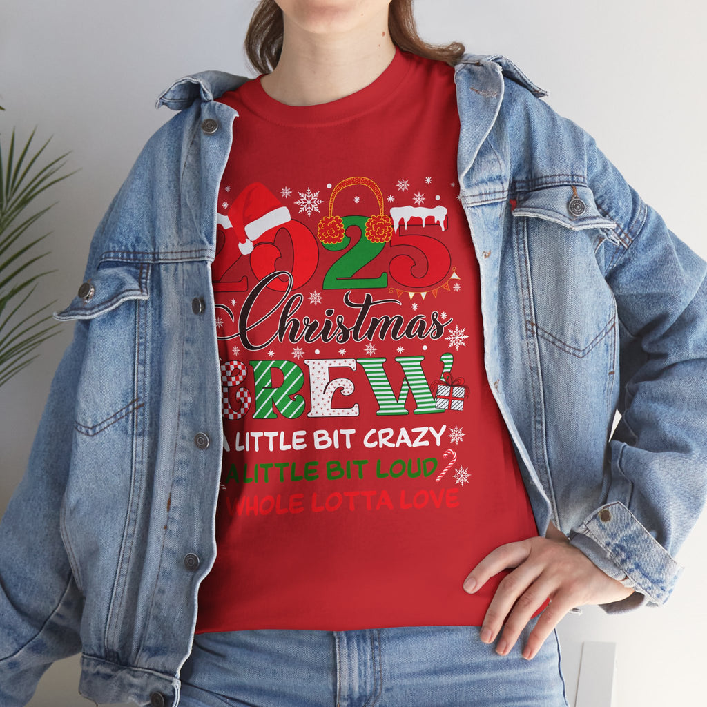 Christmas Crew 2025 Unisex Cotton Tee