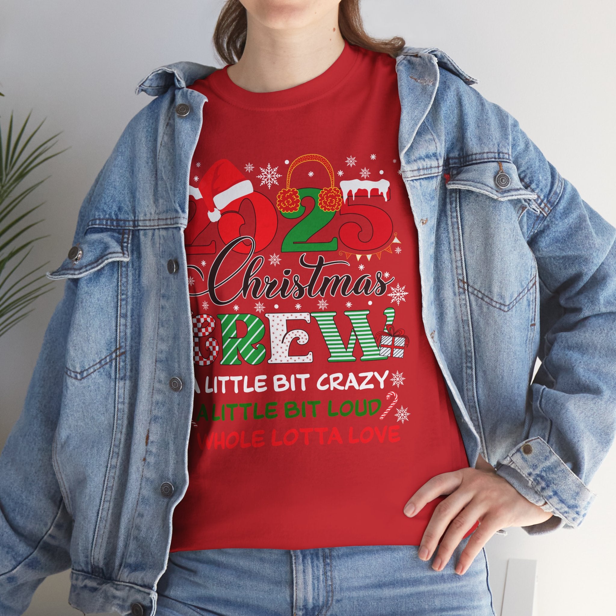 Christmas Crew 2025 Unisex Cotton Tee