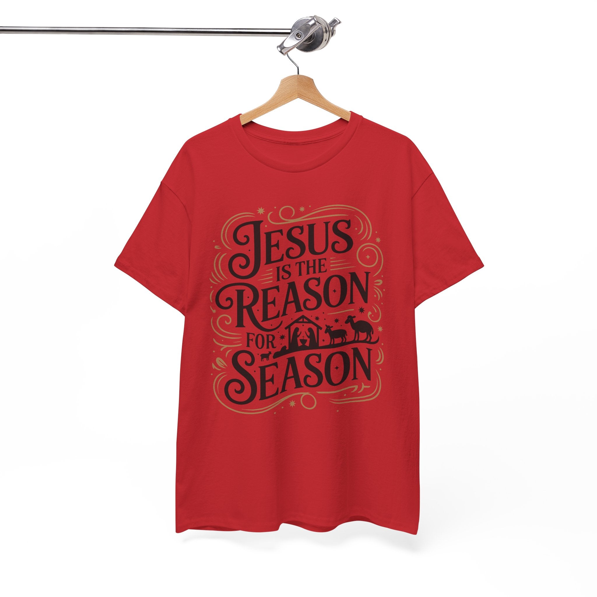 Vintage Gold Frame T-Shirt — Elegant Decorative Flourish Unisex Cotton Tee