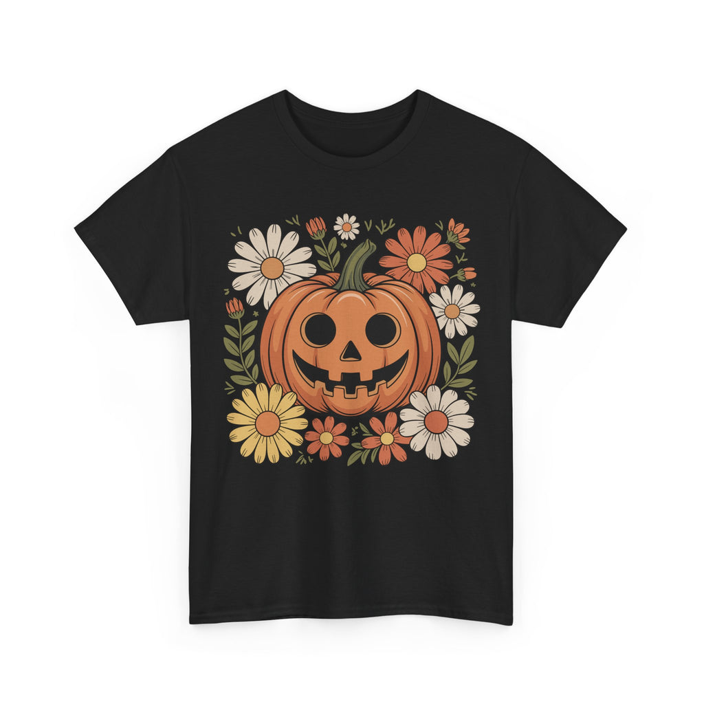 Halloween Pumpkin Unisex Cotton Tee