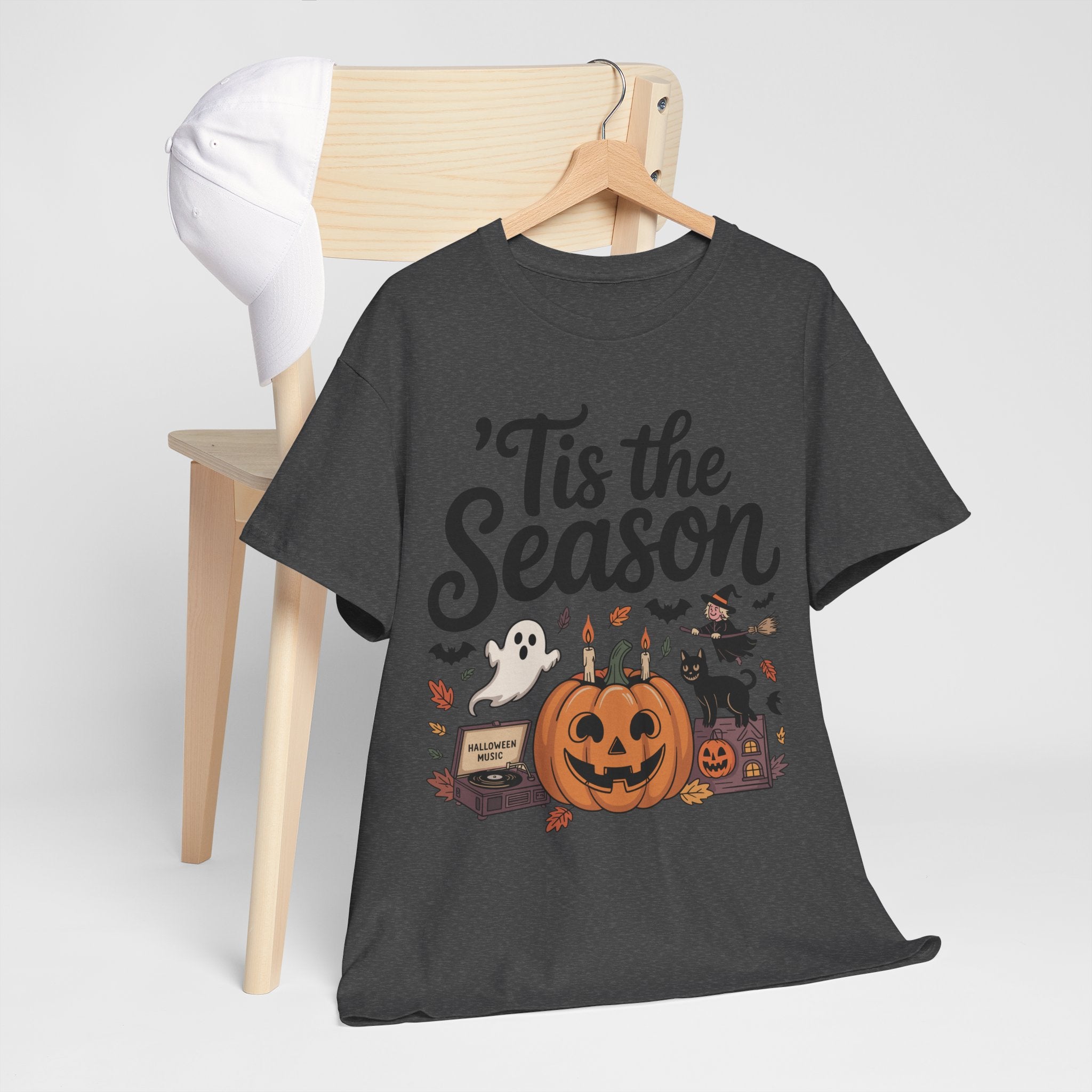 Holiday Season Unisex Cotton T-Shirt - Tis the Season Design