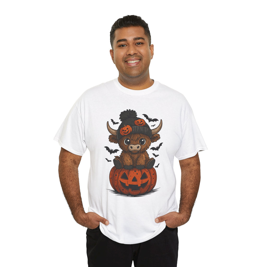 Halloween Cow Unisex Cotton Tshirt