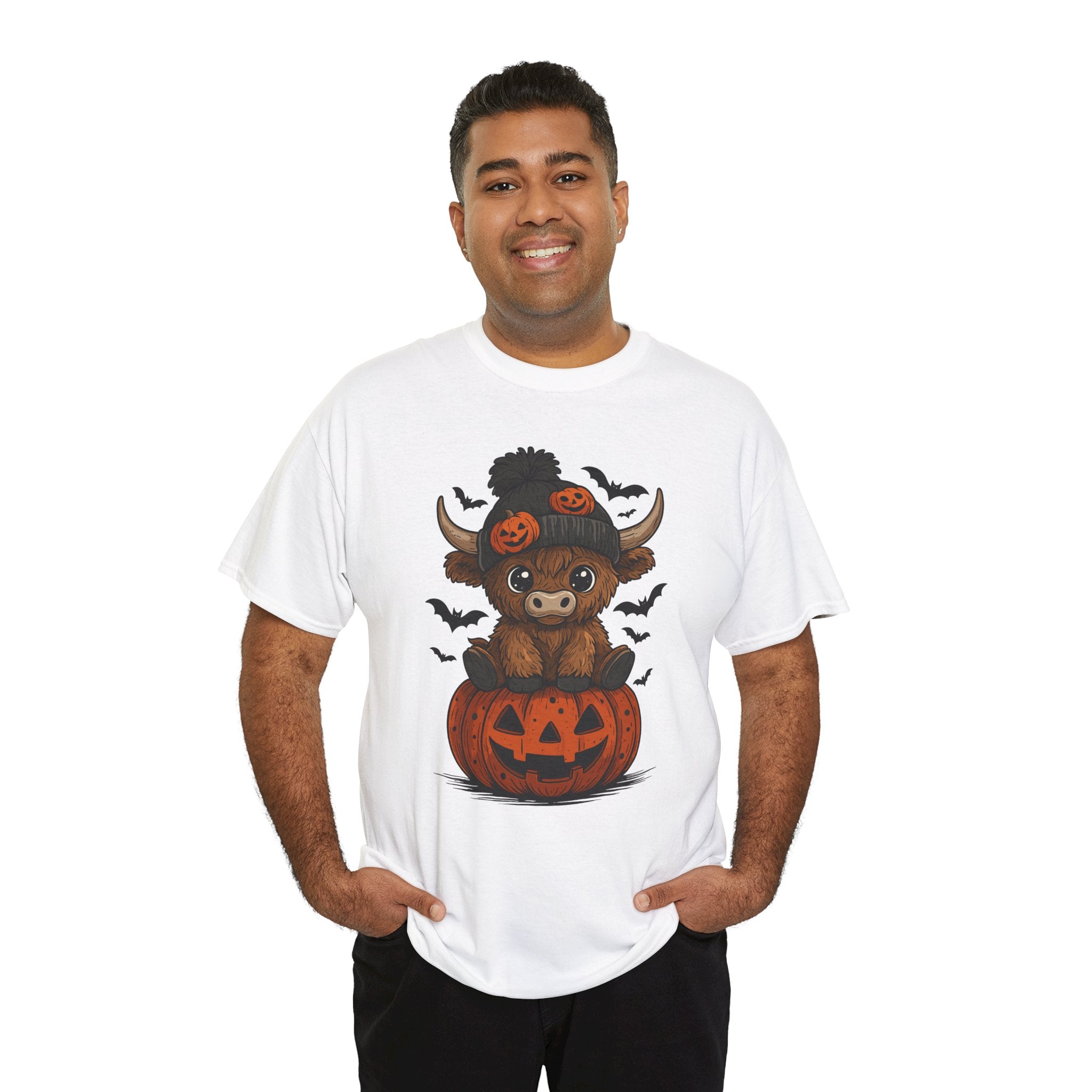 Halloween Cow Unisex Cotton Tshirt