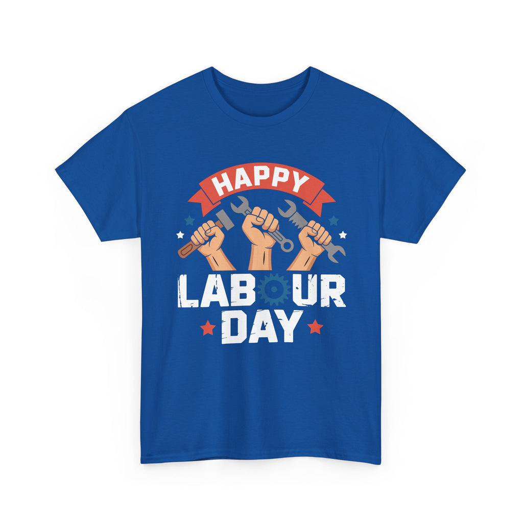 Happy US Labour Day Unisex Heavy Cotton T-Shirt